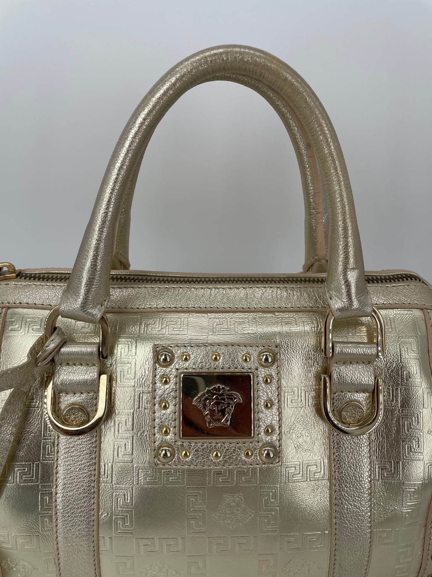Preloved Vintage Versace Medusa Boston Bag