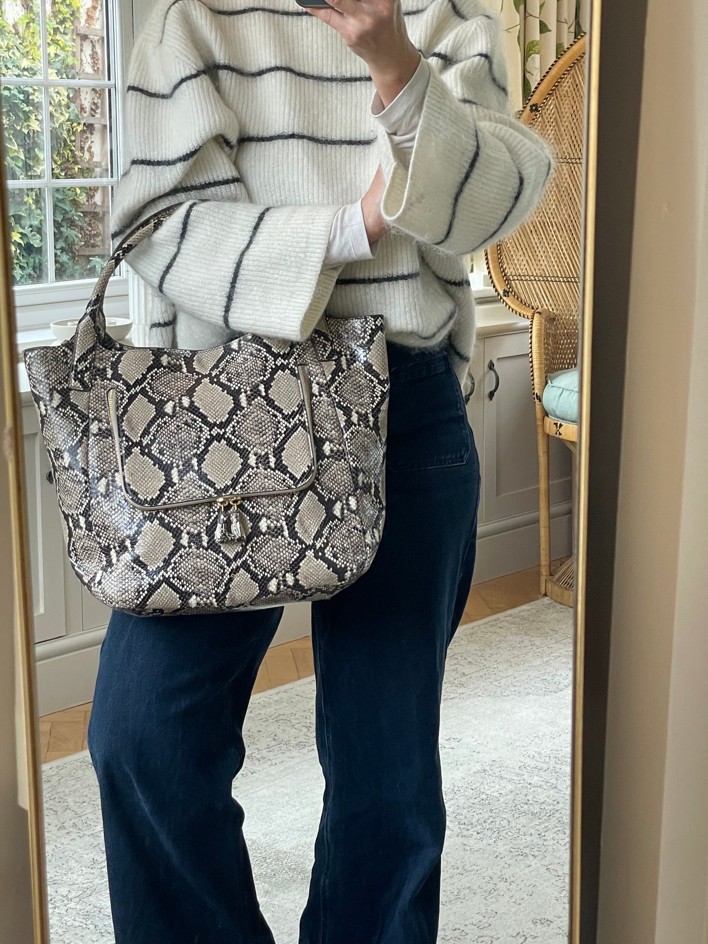 Preloved Anya Hindmarch Soft Vere Tote Bag