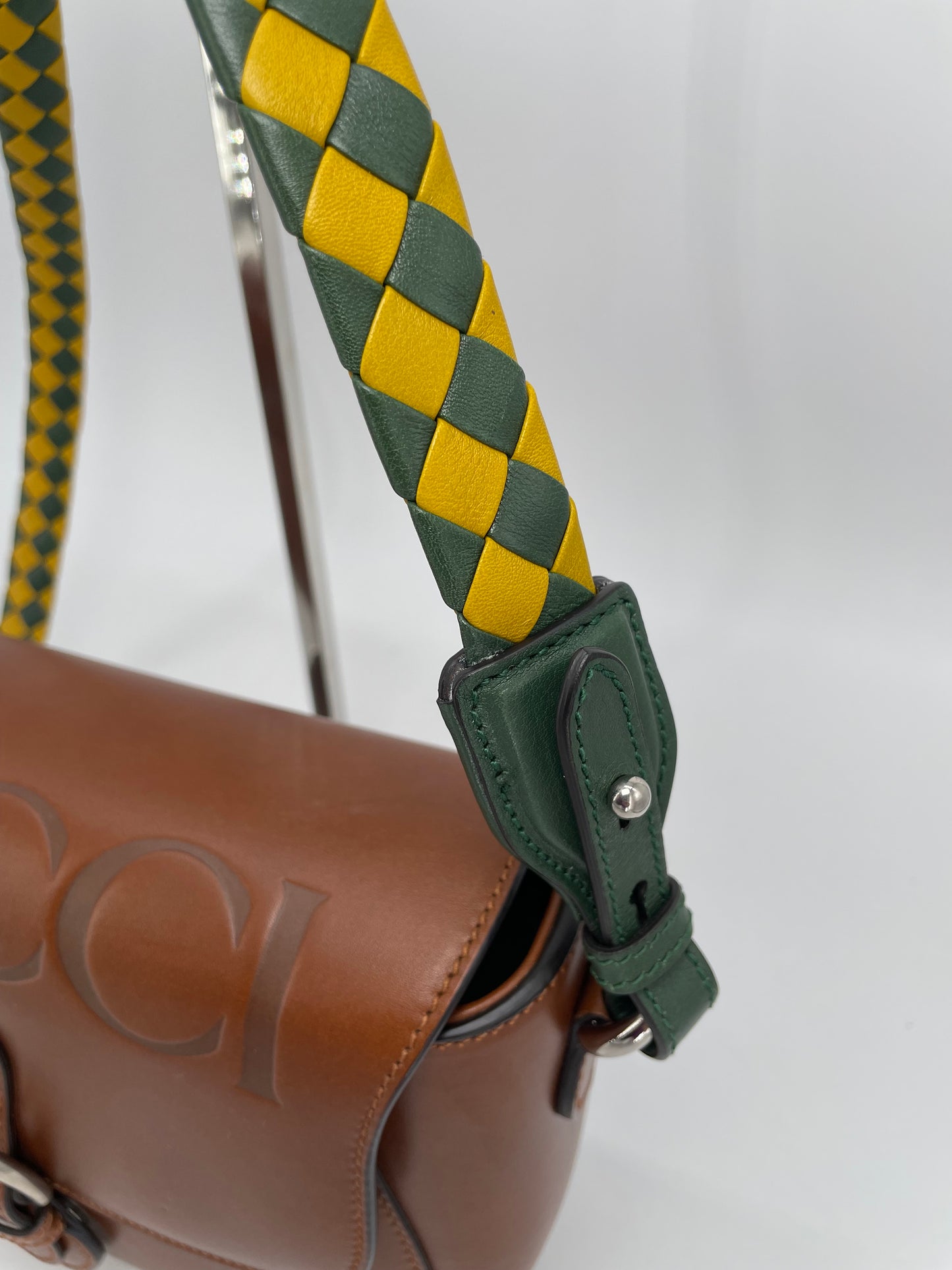 Preloved Gucci Embossed Aria Logo bag, Small