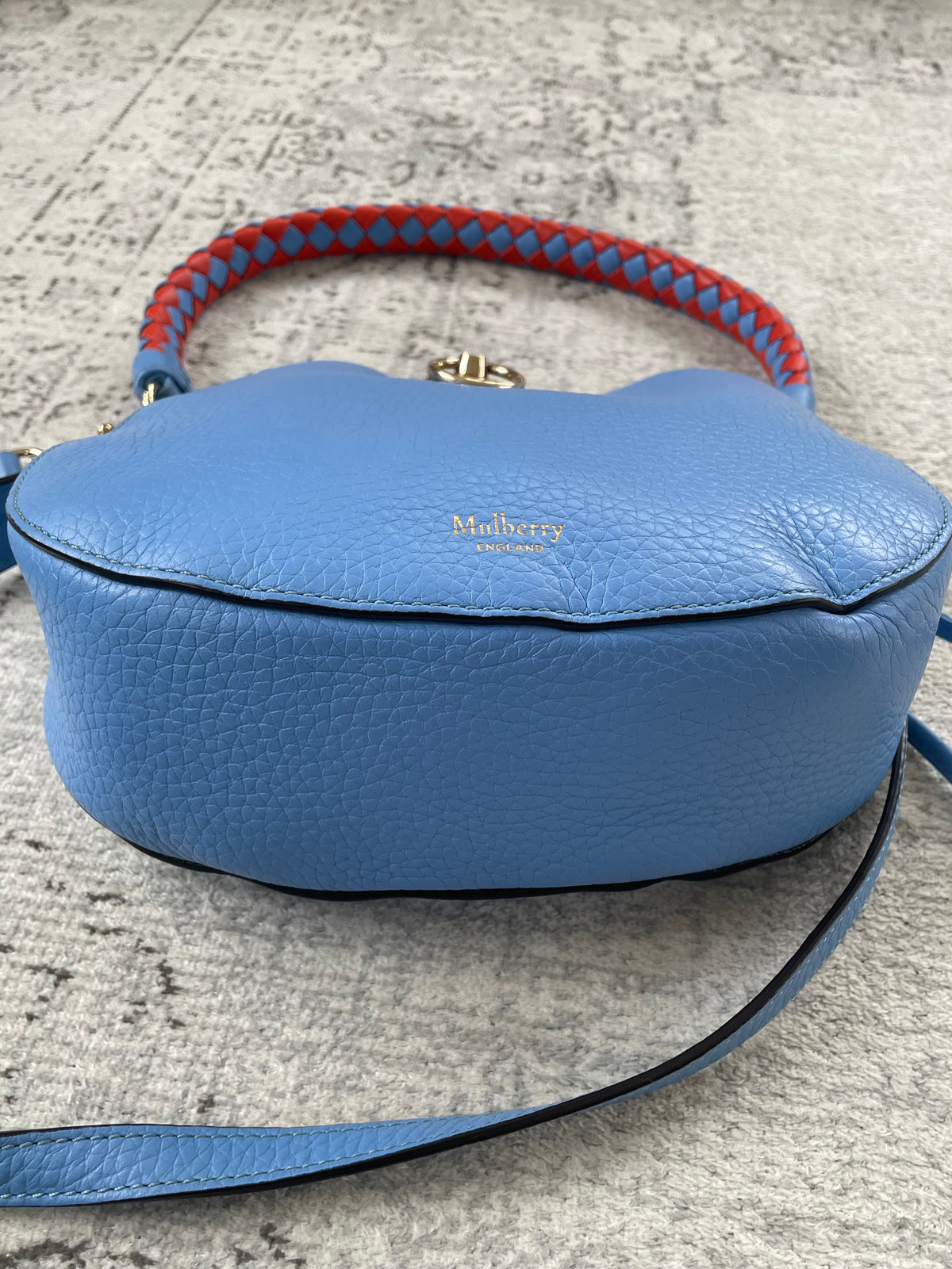 Preloved Mulberry Iris Hobo Bag, Mini