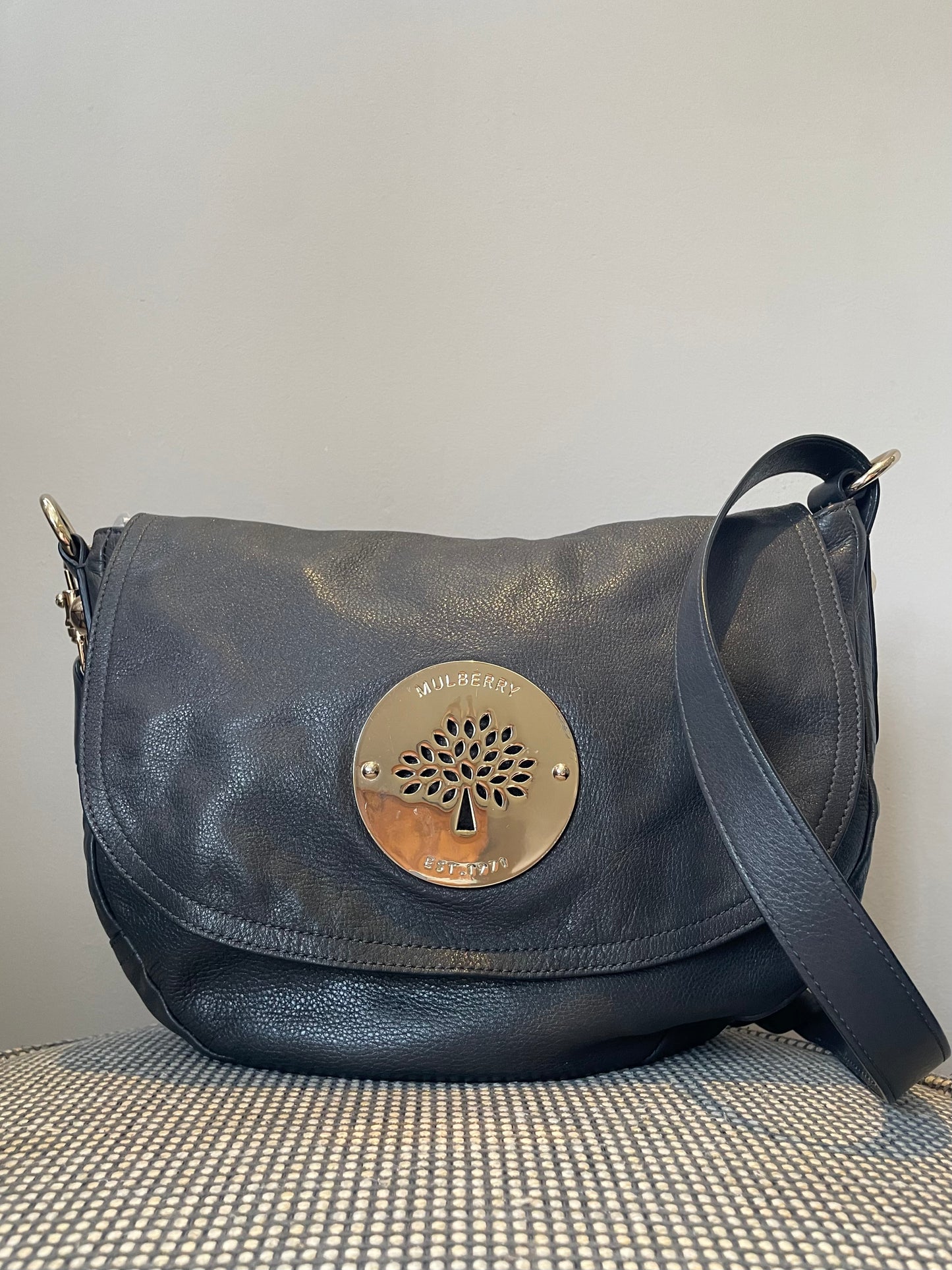 Preloved Mulberry Daria Satchel Shoulder Bag, Medium