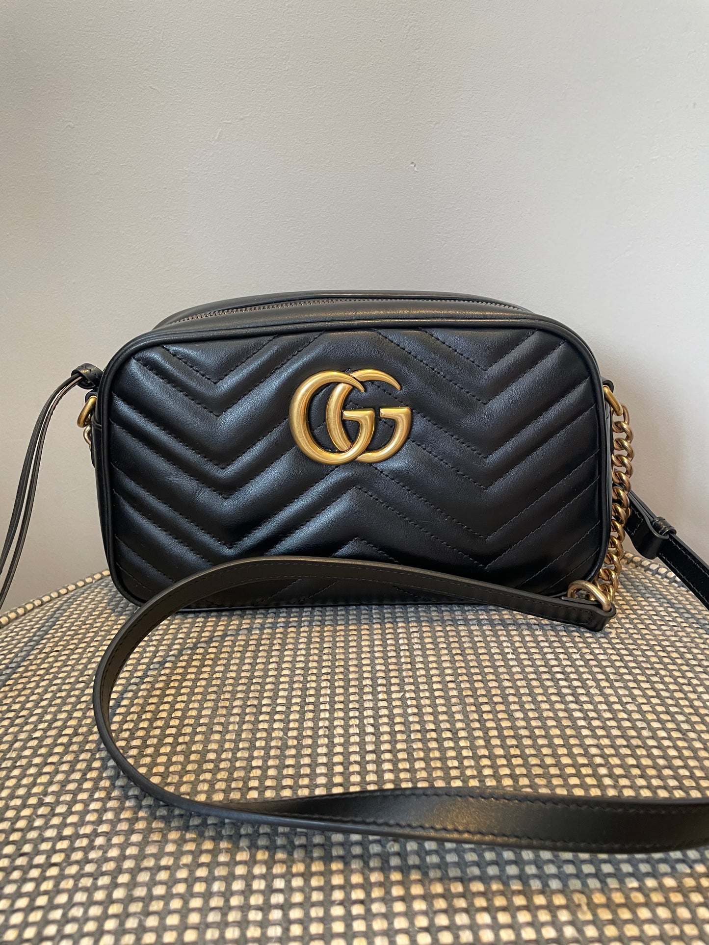 Preloved Gucci Marmont Shoulder Bag, Small