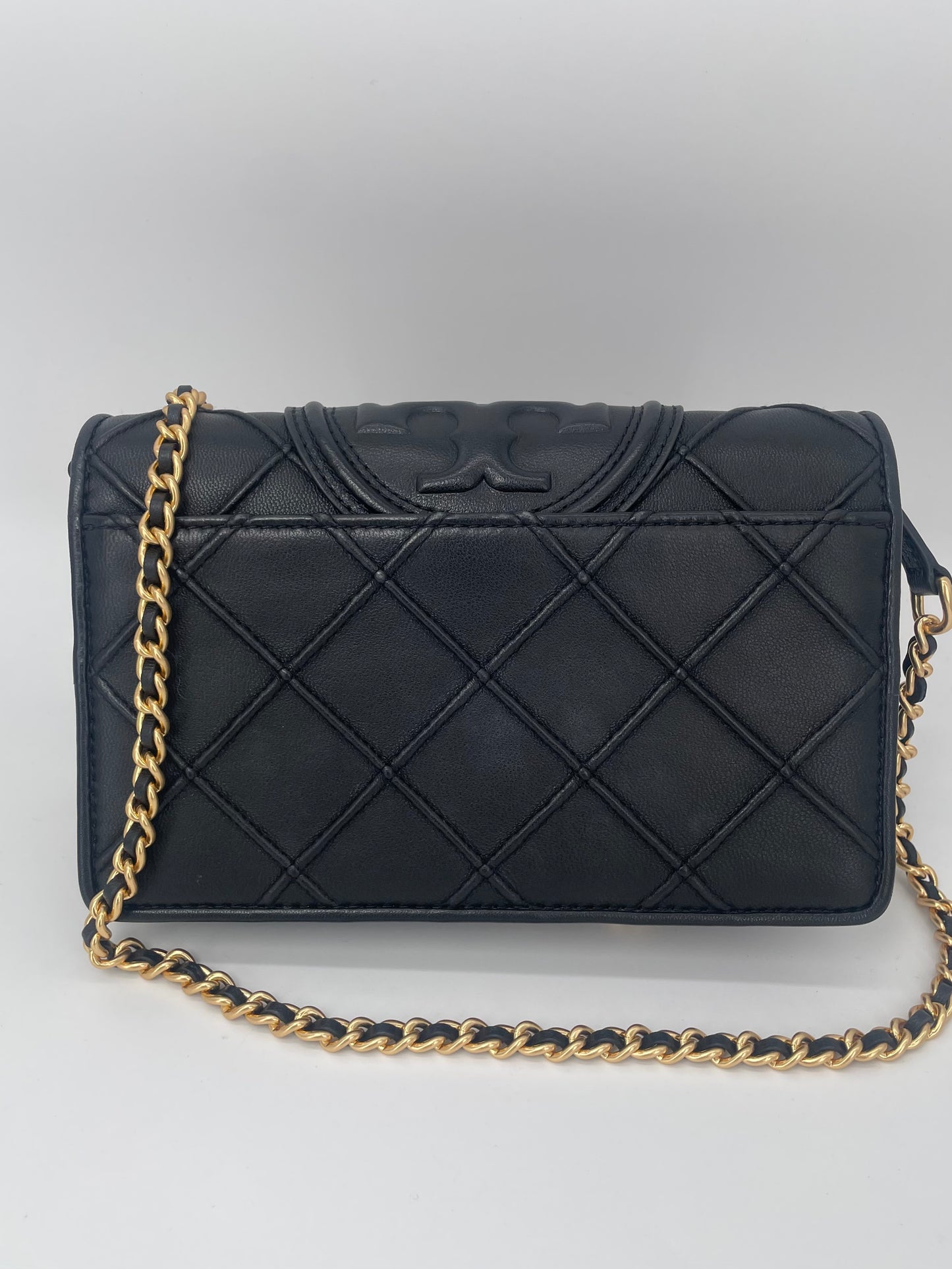 Preloved Tory Burch Fleming Soft Chain Wallet