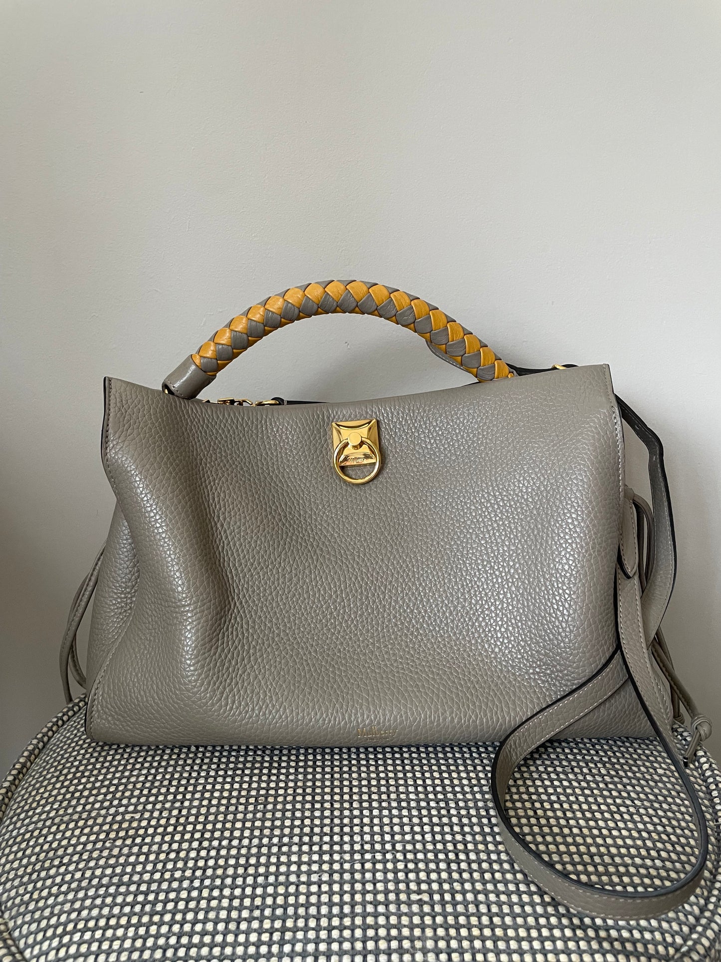 Preloved Mulberry Iris Two Way Tote, Large