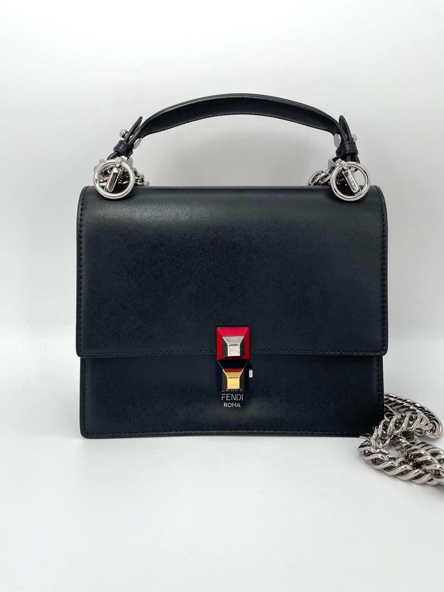 Preloved Fendi Kan I Two Way Shoulder Bag, Small