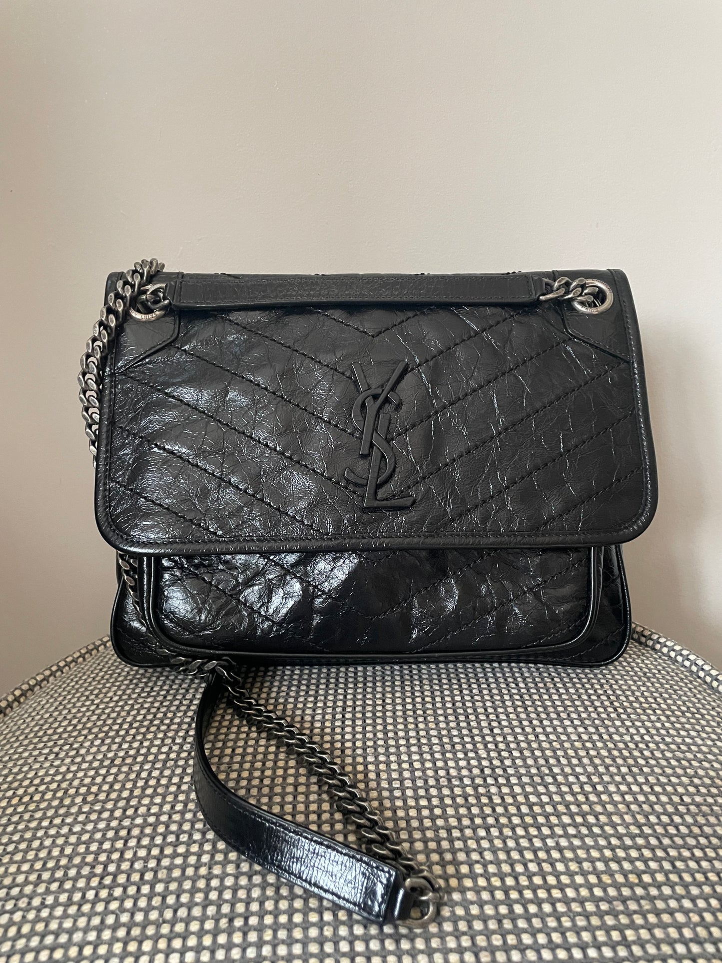 Preloved Saint Laurent Niki Shoulder Bag, Medium