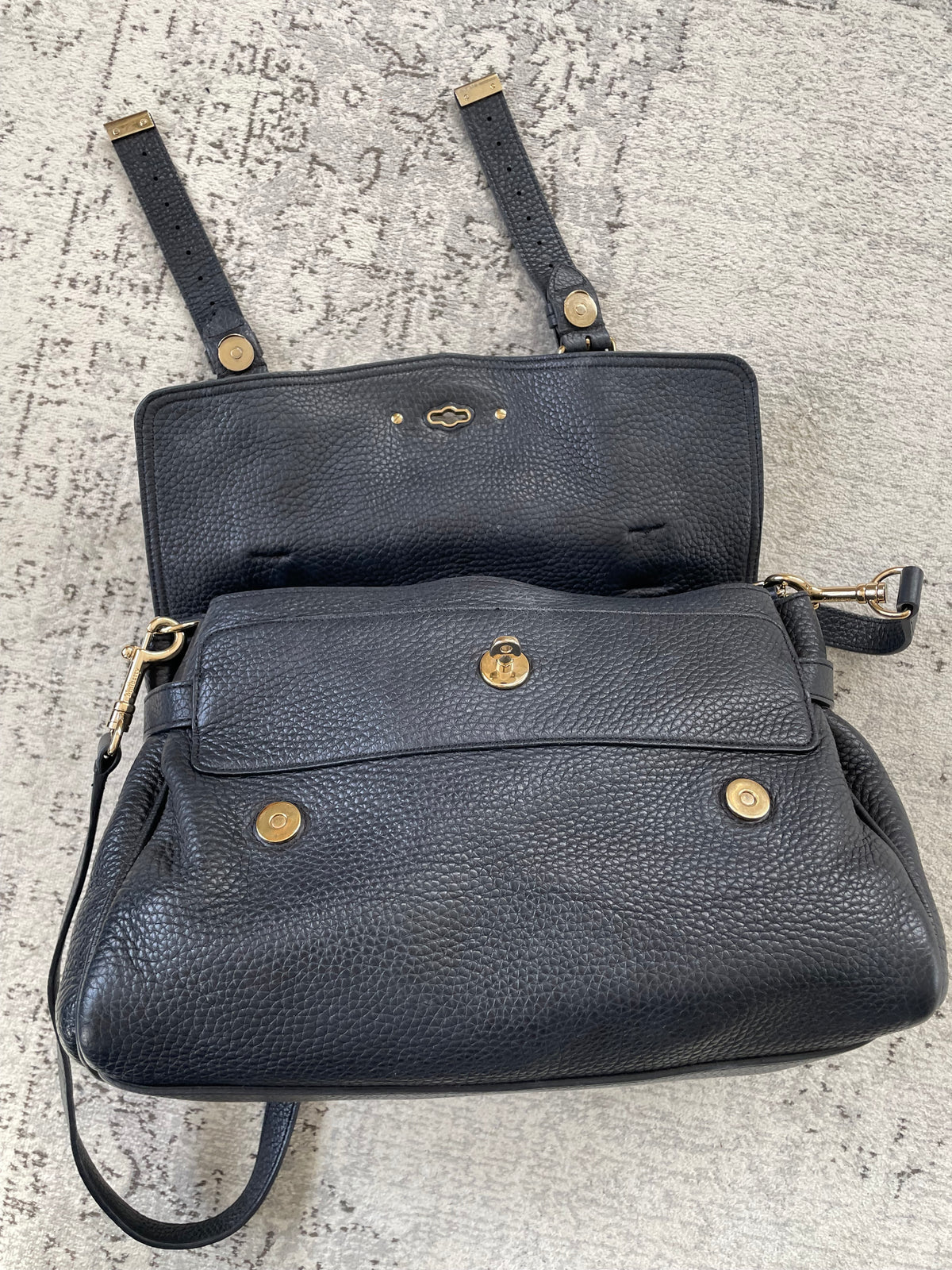 Preloved Mulberry Alexa Satchel Bag, Medium
