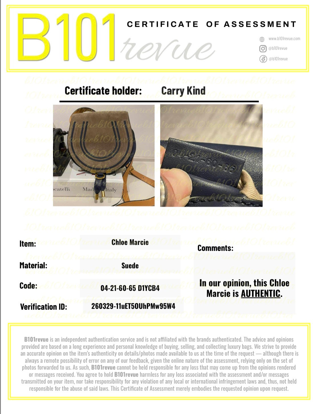 Preloved Chloe Marcie Crossbody Bag, Small