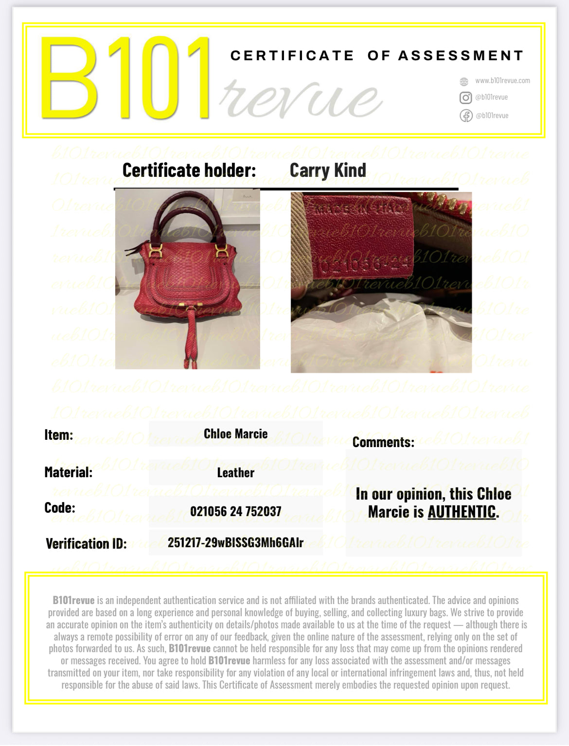 Preloved Chloe Marcie Satchel, Medium