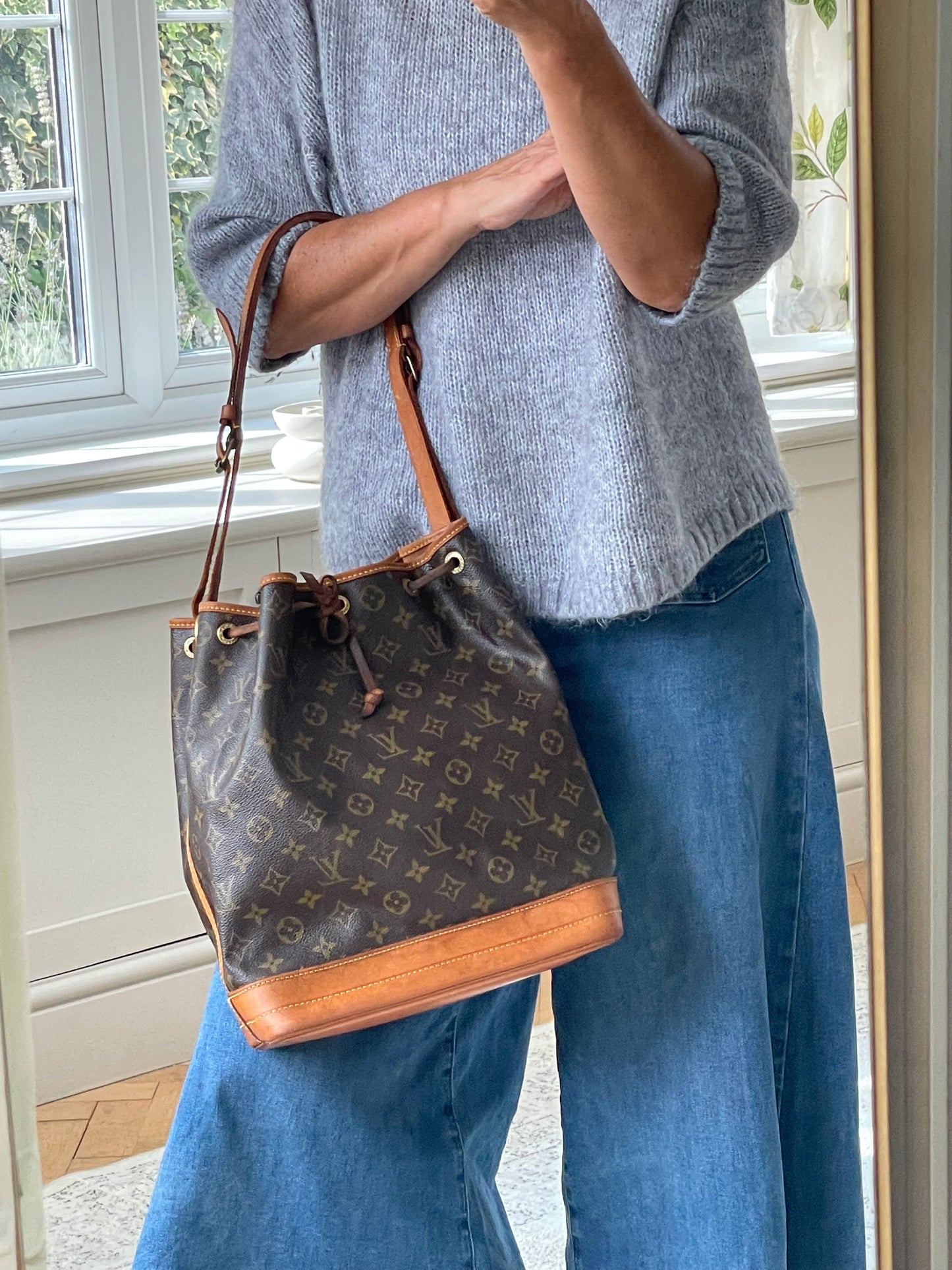Preloved, Vintage Louis Vuitton Noe Bucket Bag, Large
