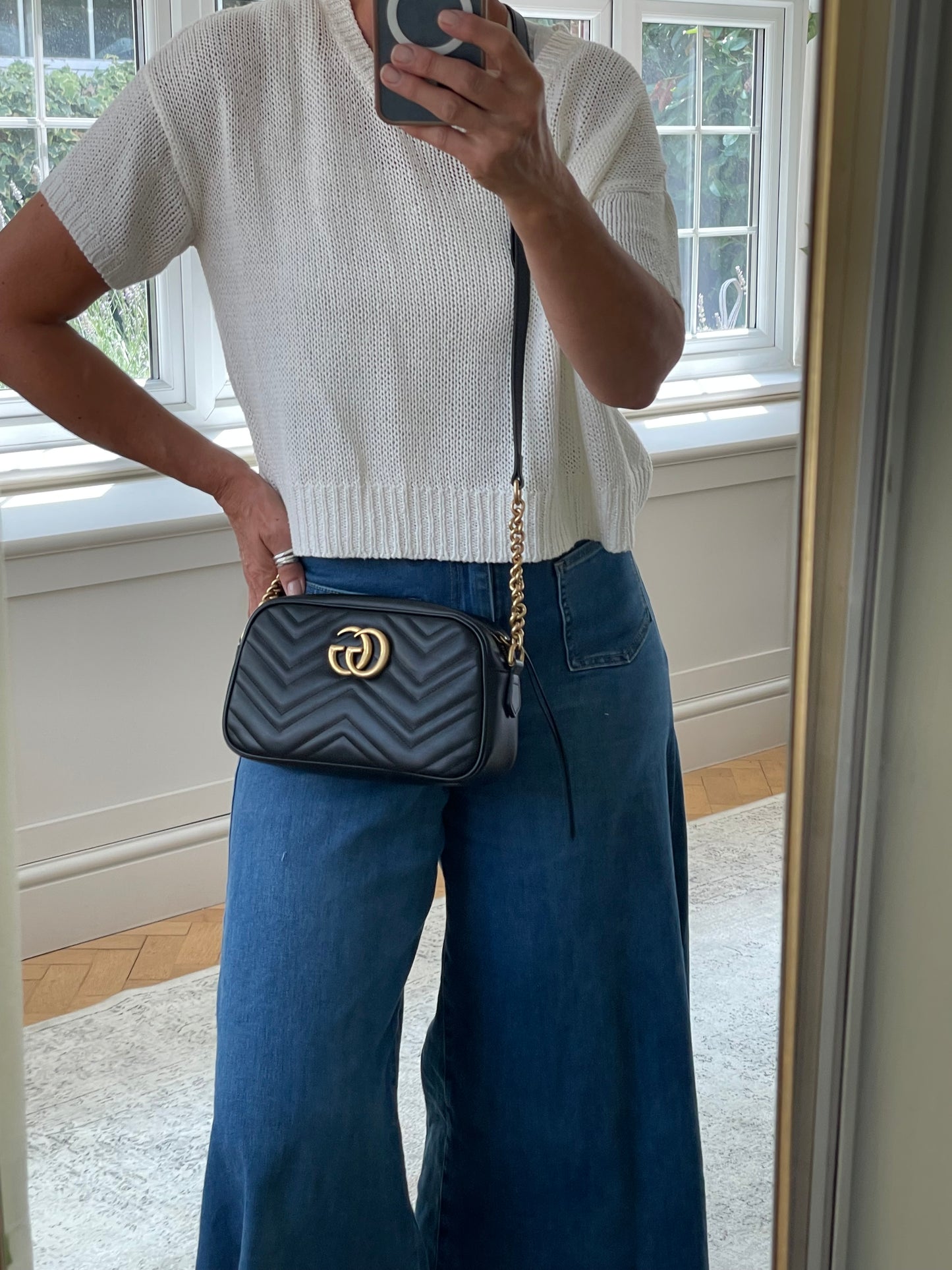Preloved Gucci Marmont Shoulder Bag, Small