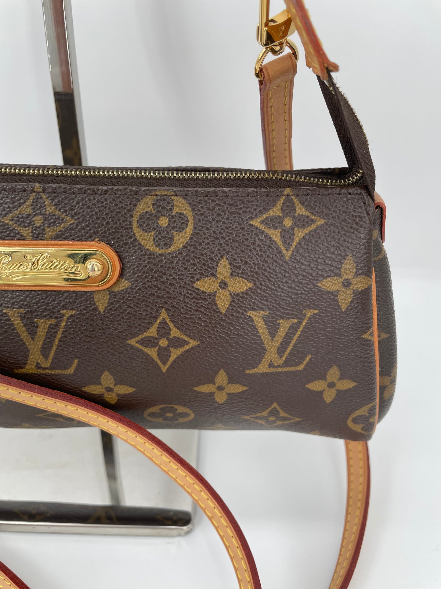 Preloved Louis Vuitton Monogram Canvas Eva Clutch/Crossbody Bag