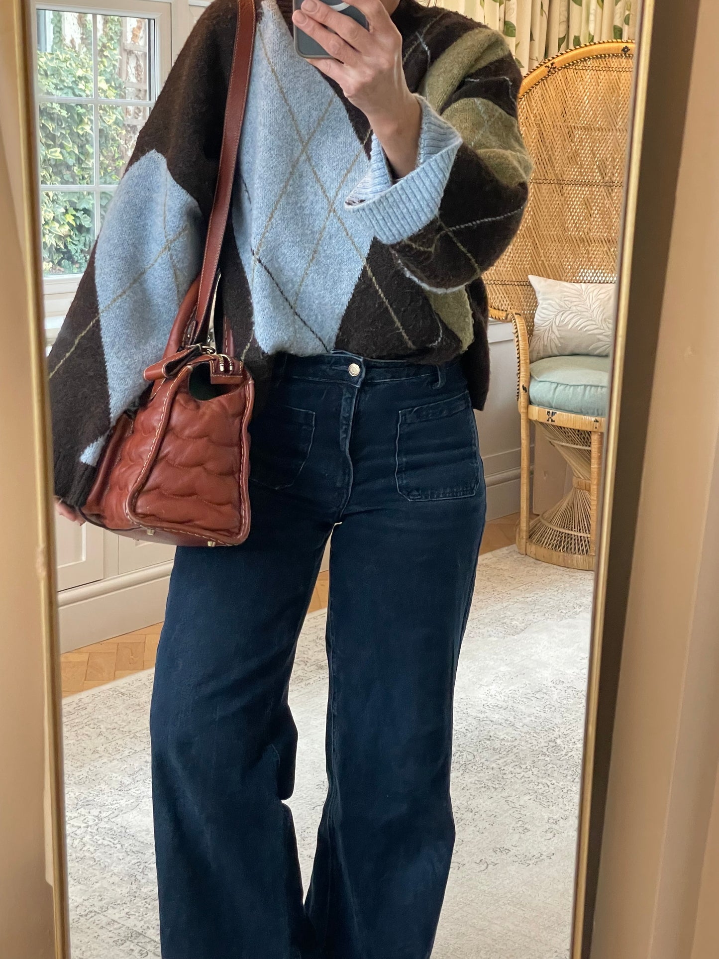 Preloved Chloe Edith Satchel Tote Bag, Medium