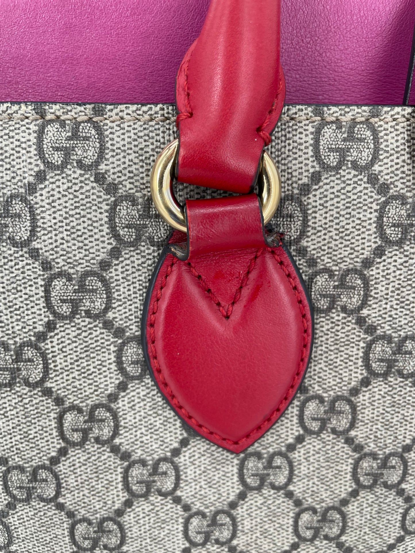 Preloved Gucci Supreme Monogram Tote Bag
