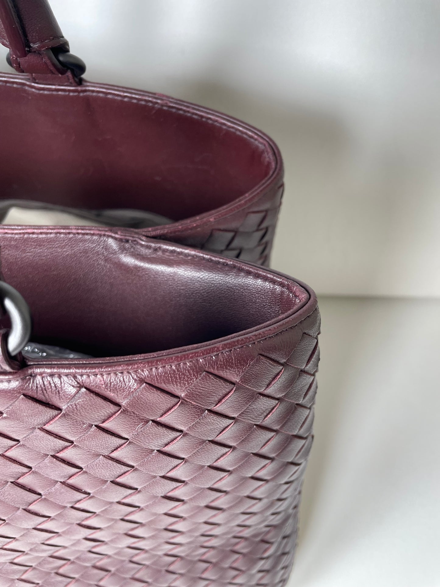 Preloved Bottega Veneta Milano Tote Bag, Medium