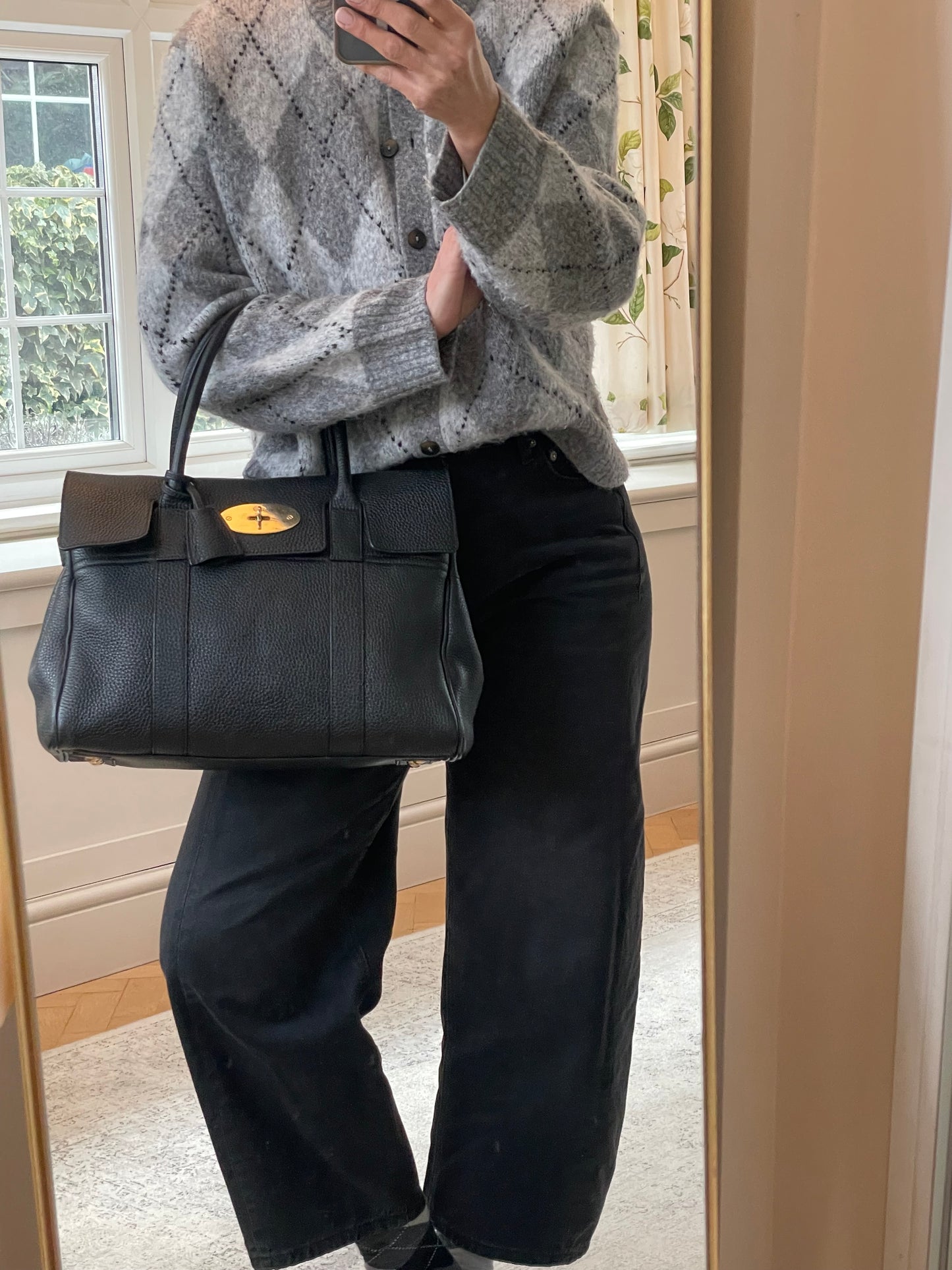 Preloved Mulberry Heritage Bayswater Tote Bag, Large