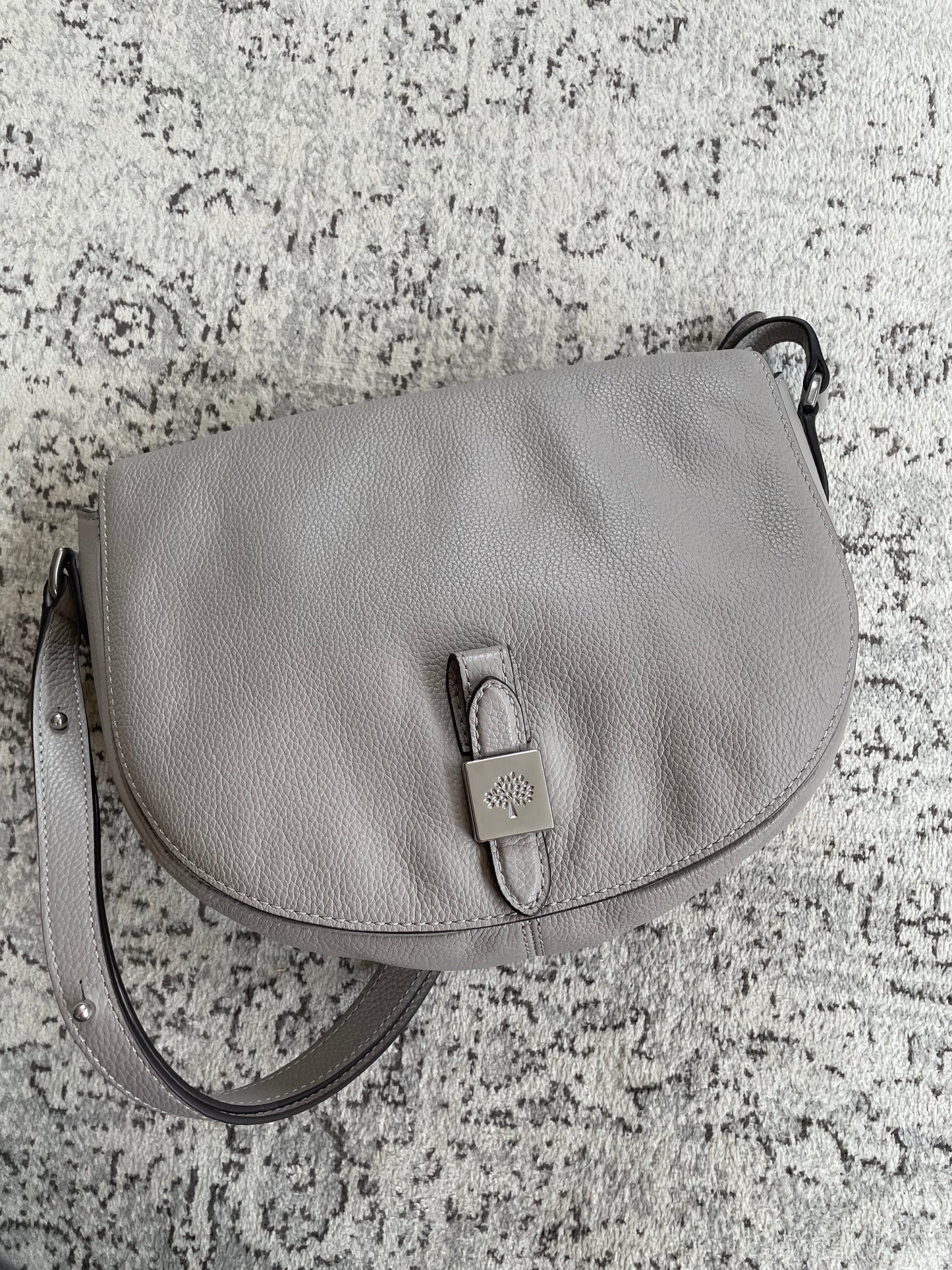Preloved Mulberry Tessie Satchel Shoulder Bag