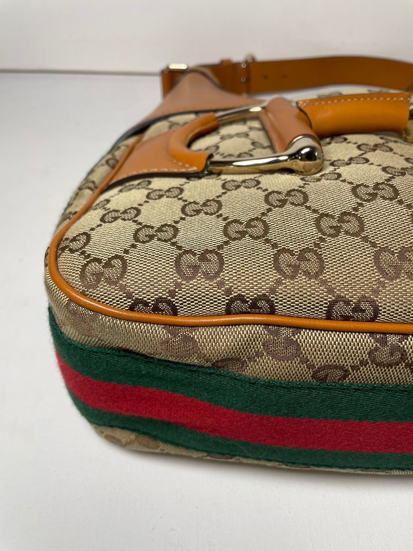 Preloved Gucci GG Heritage Horsebit Hobo Bag