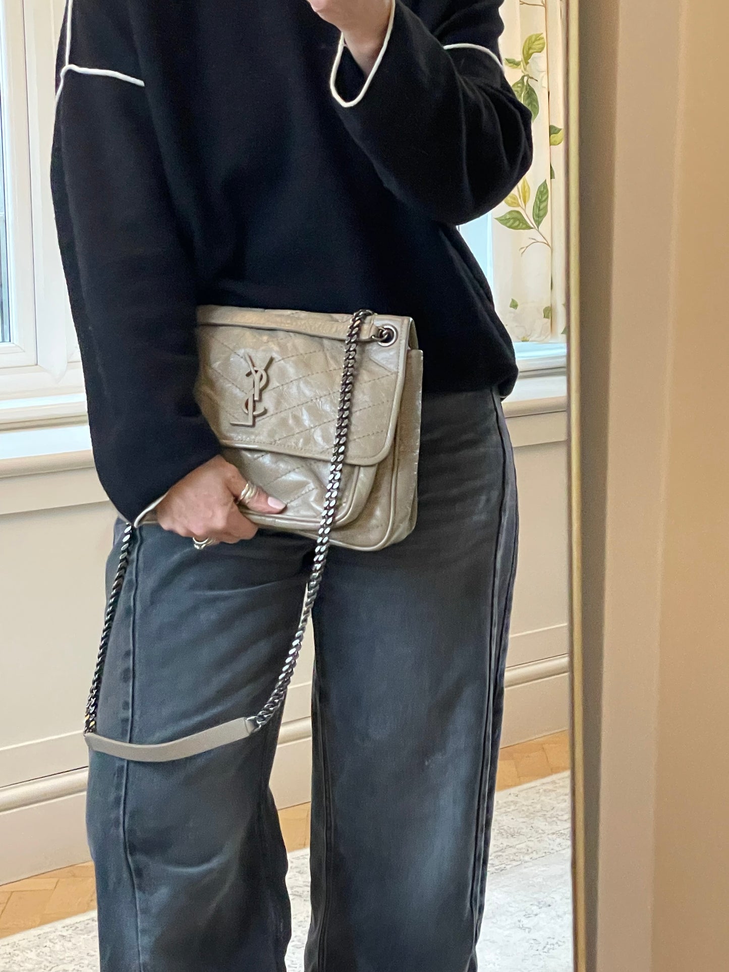 Preloved Saint Laurent Niki Shoulder Bag, Medium