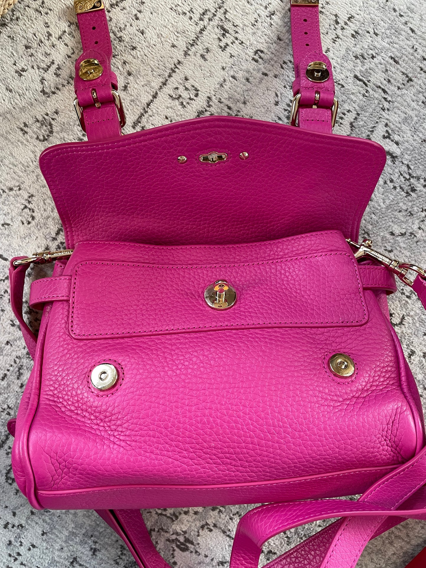 Preloved Mulberry Alexa Satchel Bag, Mini