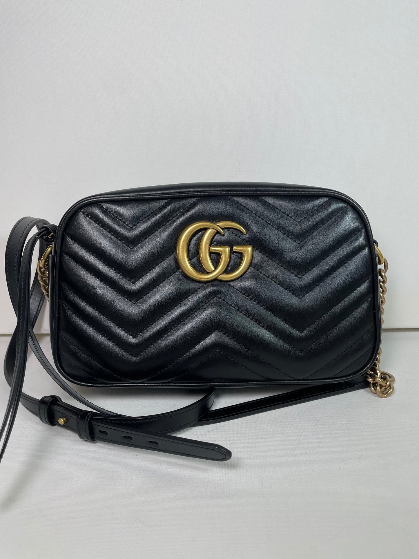 Preloved Gucci Marmont Shoulder Bag, Small