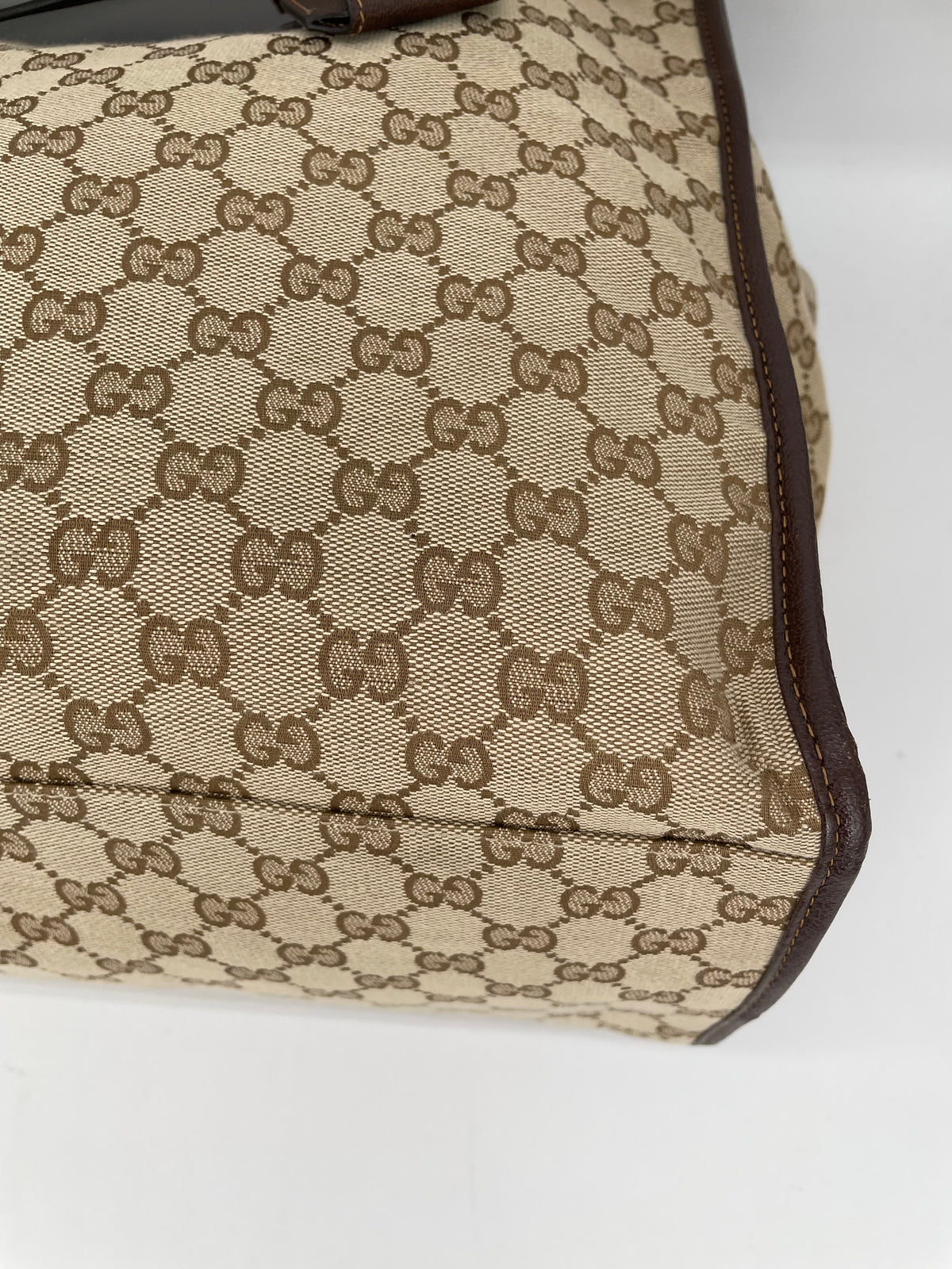 Preloved Gucci Londres Tote Bag, Large