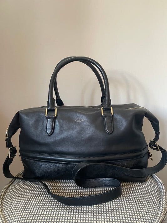 Preloved Smythson Panama Duffle tote