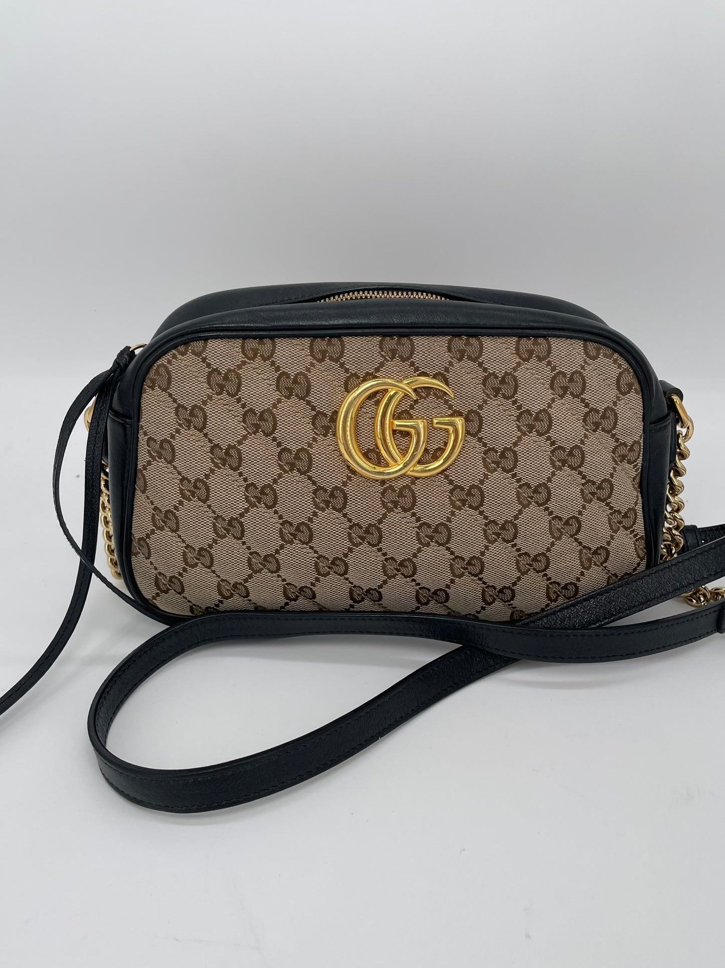 Preloved Gucci Matelasse Diagonal GG Marmont Bag, Small