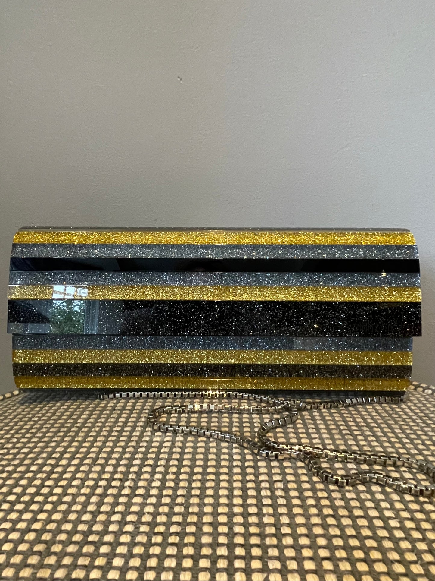 Preloved Jimmy Choo Sweetie clutch bag