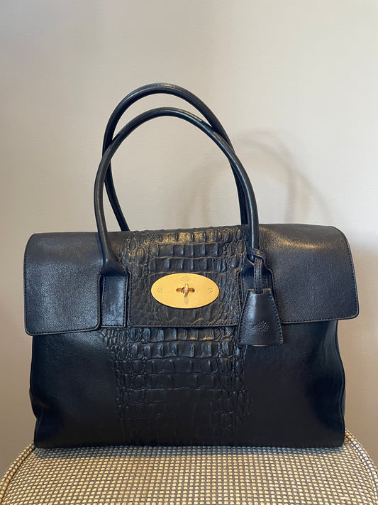 Preloved Mulberry Bayswater Tote Bag, Large