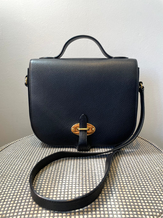 Preloved Mulberry Tenby Satchel Shoulder Bag, Large