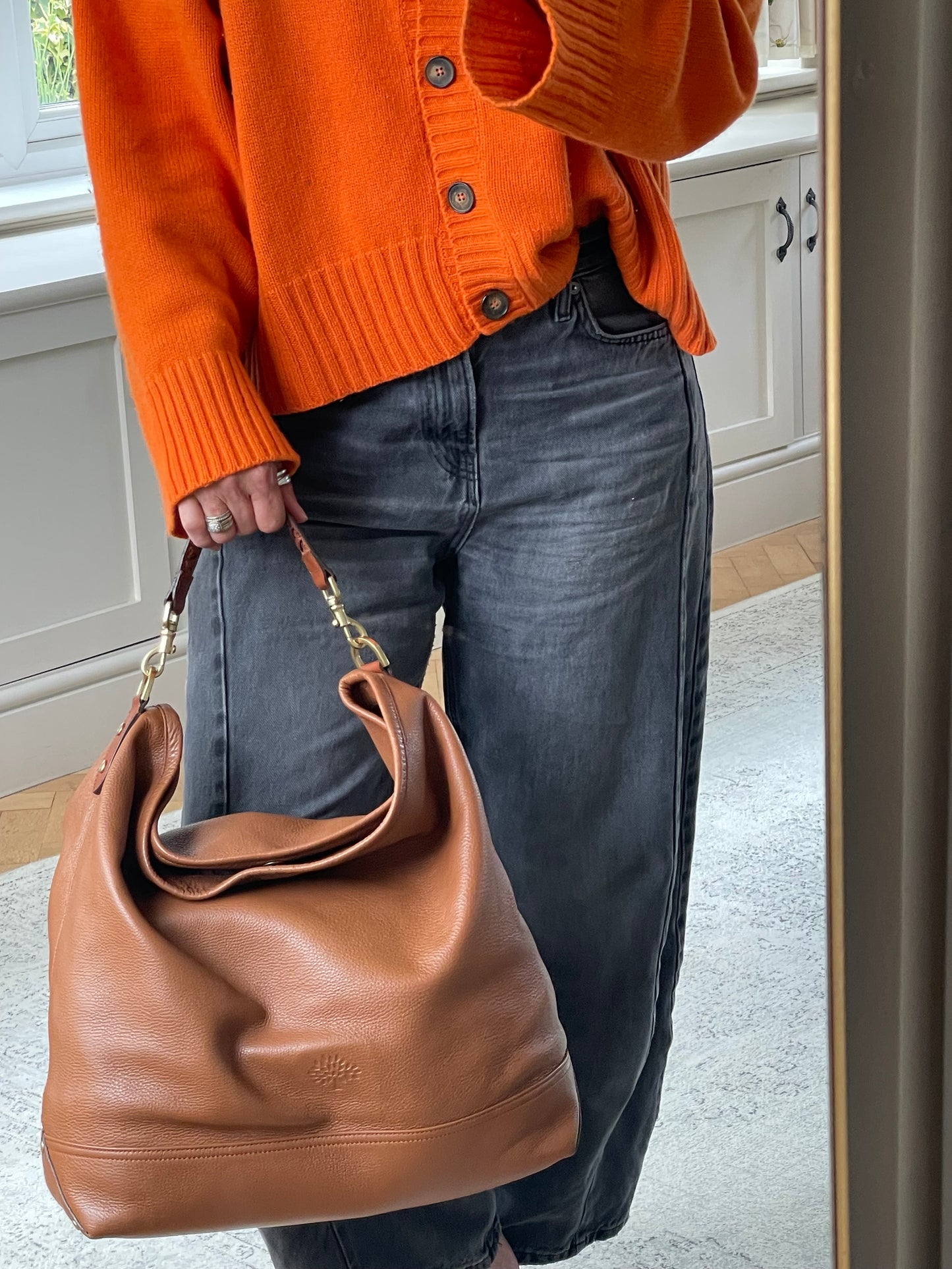 Preloved Mulberry Effie Shoulder Hobo Bag