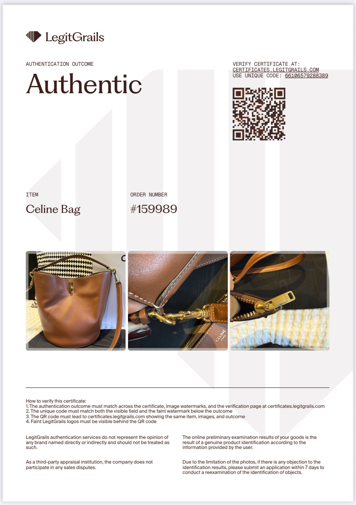 Preloved Celine Bucket 16 Bag