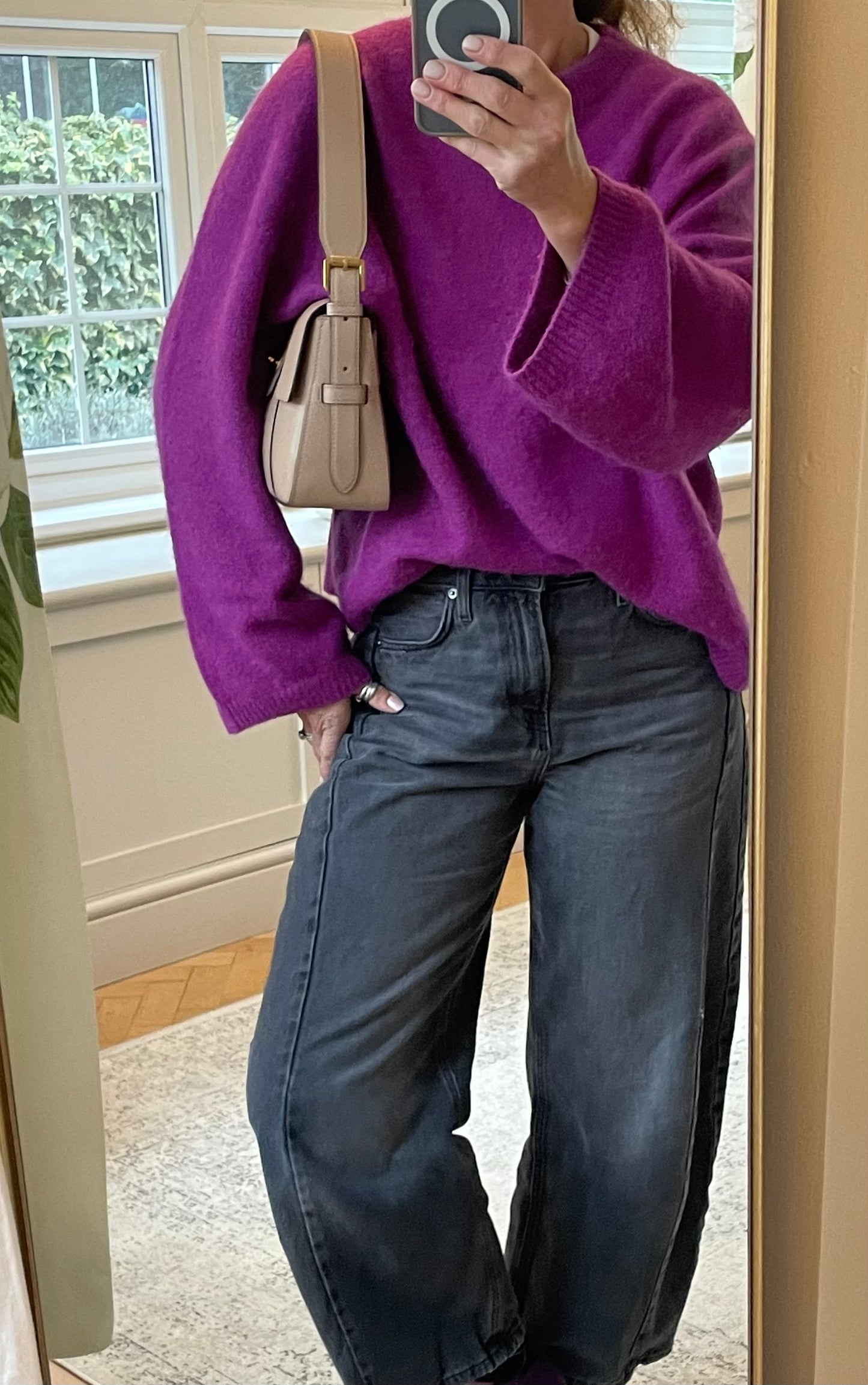 Preloved Mulberry East, West Bayswater Shoulder Bag