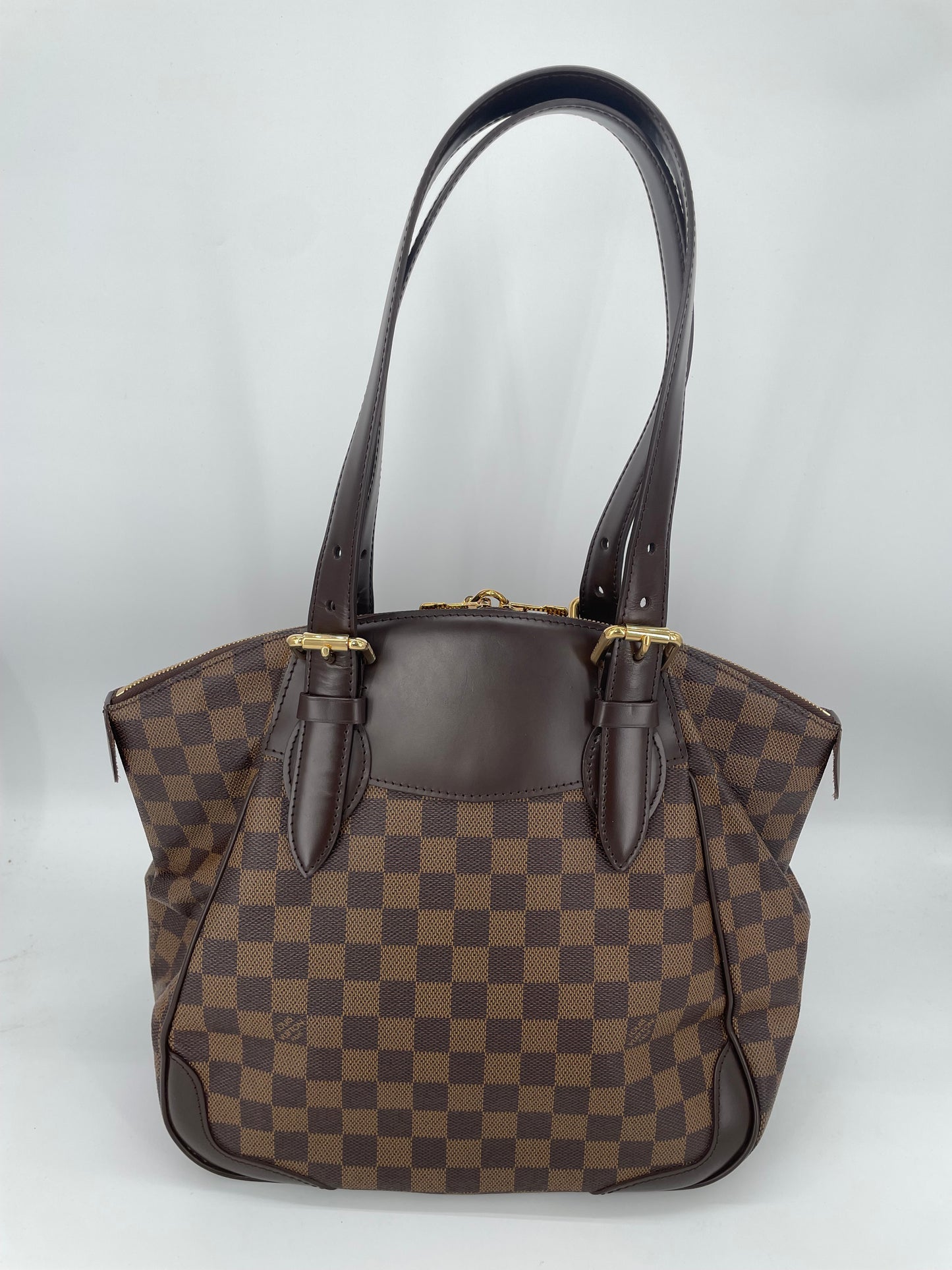 Preloved Louis Vuitton Damier Ebene Verona Shoulder Bag