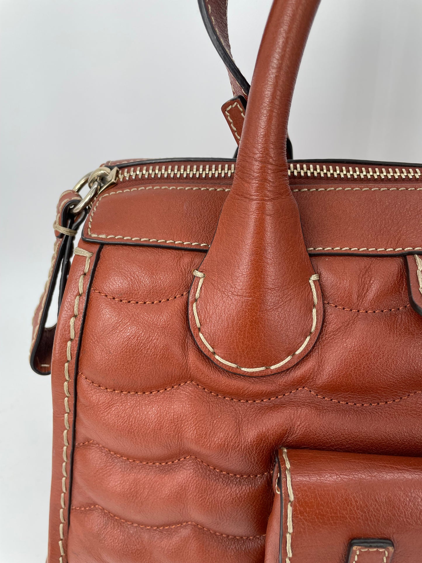 Preloved Chloe Edith Satchel Tote Bag, Medium