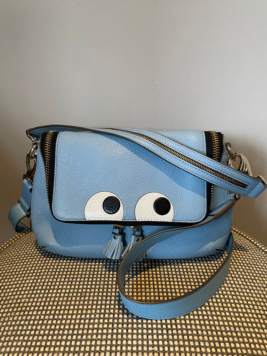 Preloved Anya Hindmarch Maxi Zip Eye Satchel, Small