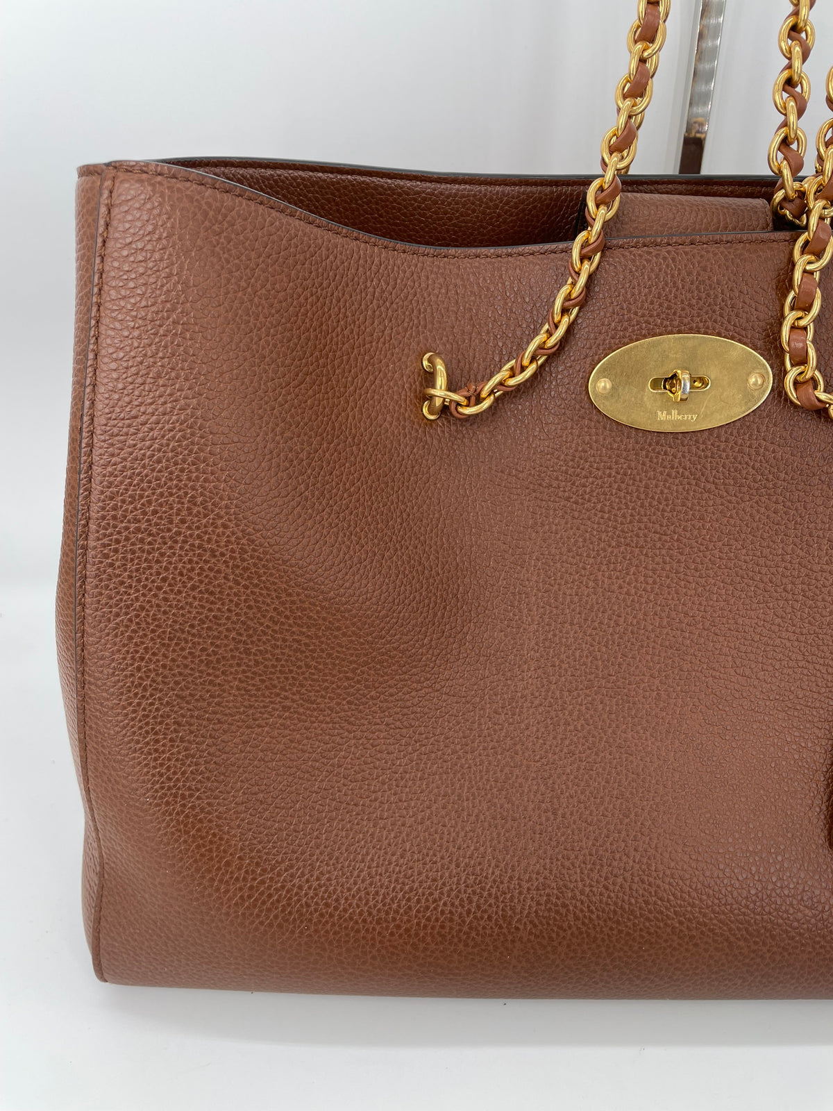 Preloved Mulberry Lily Chain Tote Bag