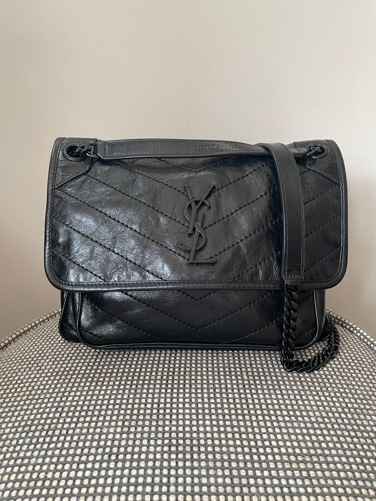 Preloved Saint Laurent Niki Shoulder Bag, Medium