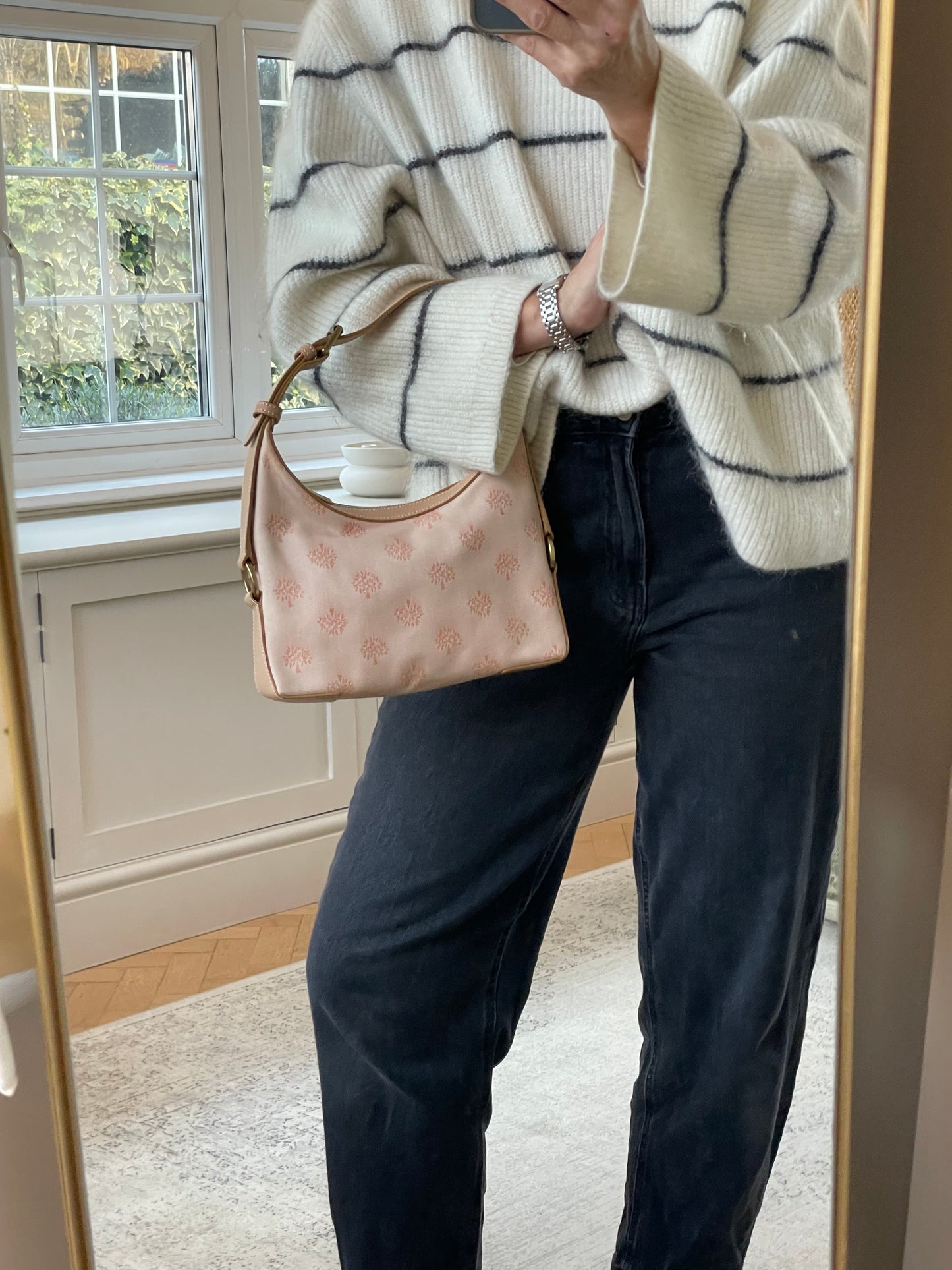 Preloved Mulberry, Vintage Jacquard Shoulder bag