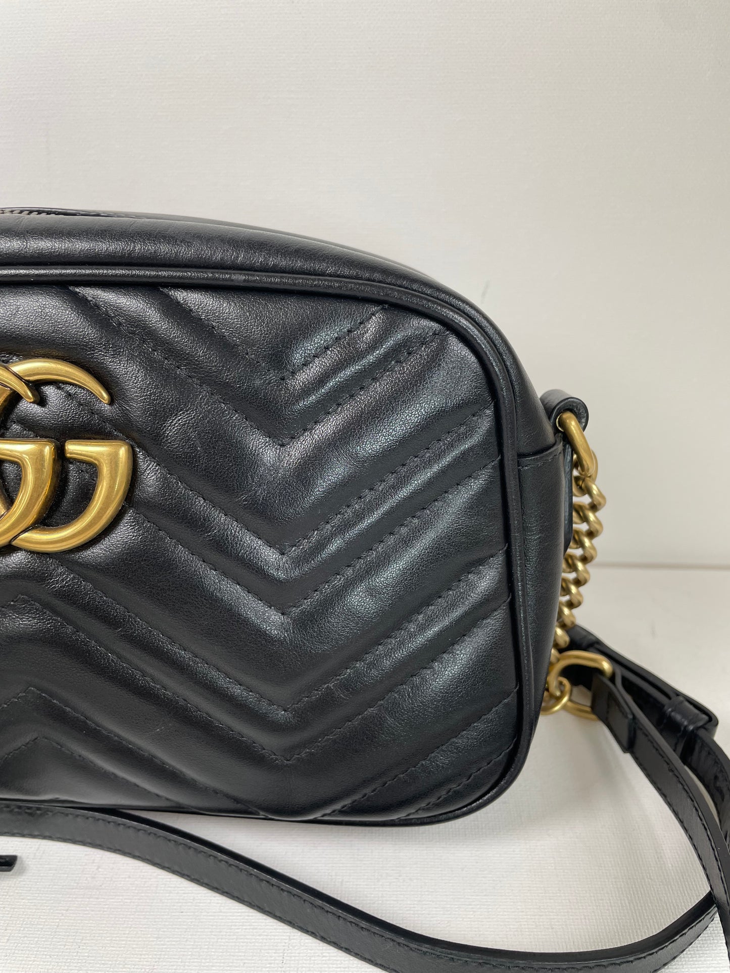 Preloved Gucci Marmont Shoulder Bag, Small