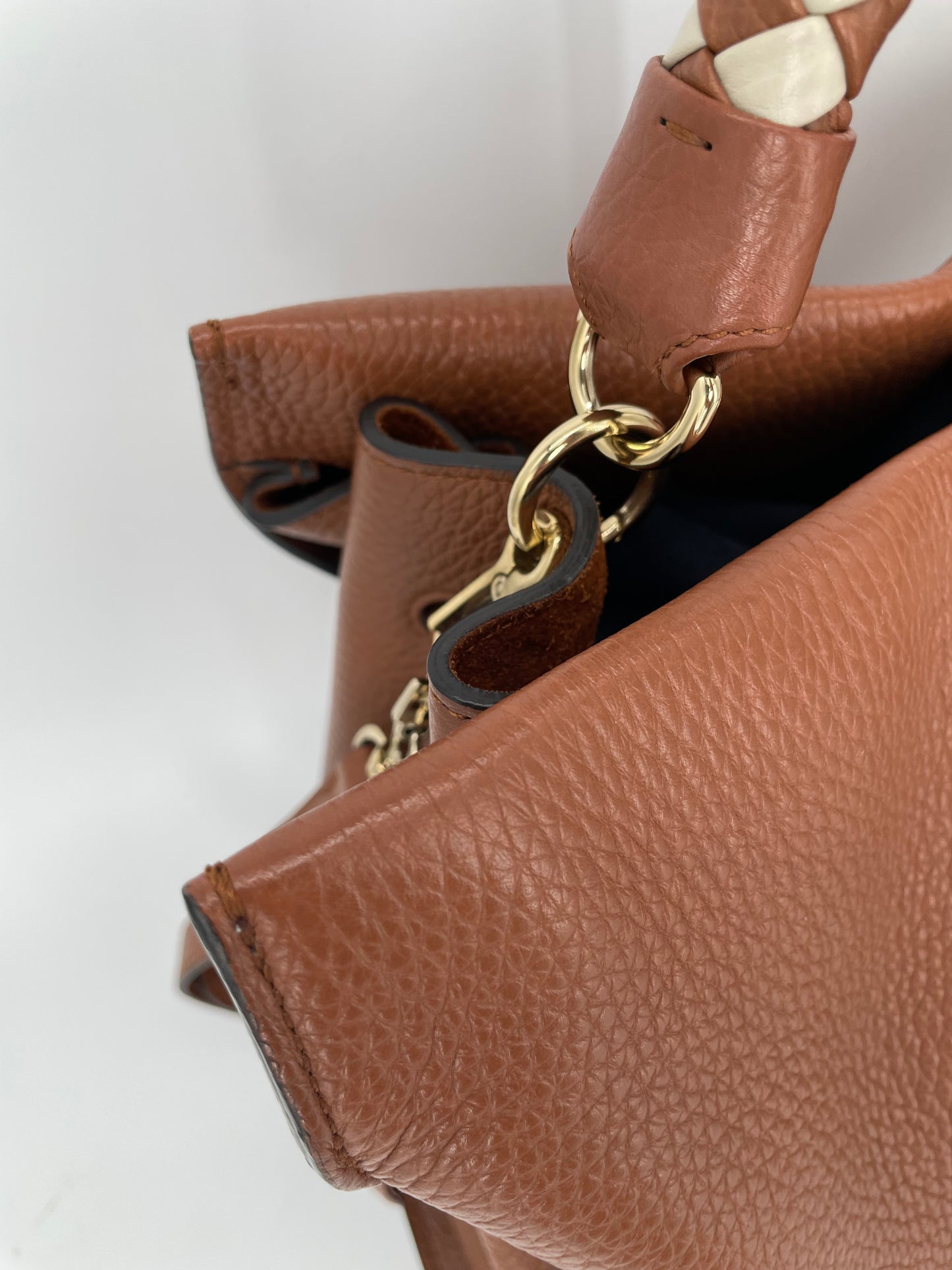 Preloved Mulberry Iris Top Handle Tote Bag, Large