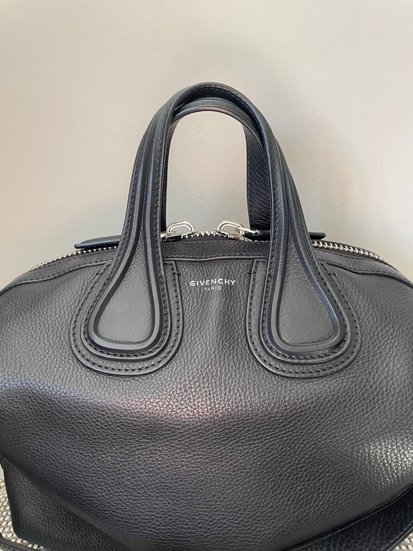 Preloved Givenchy Nightingale Shoulder Tote Bag, Small