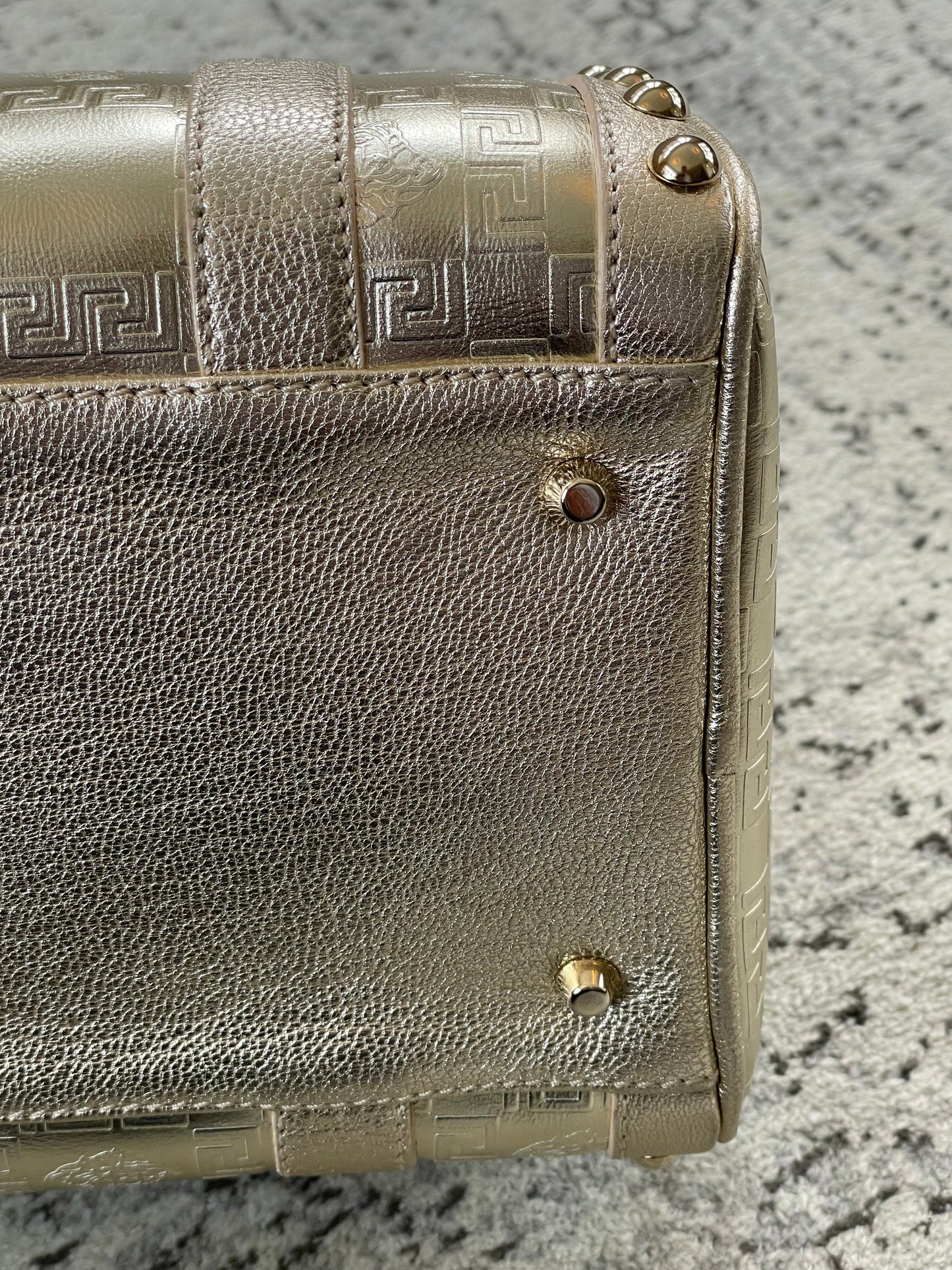Preloved Vintage Versace Medusa Boston Bag
