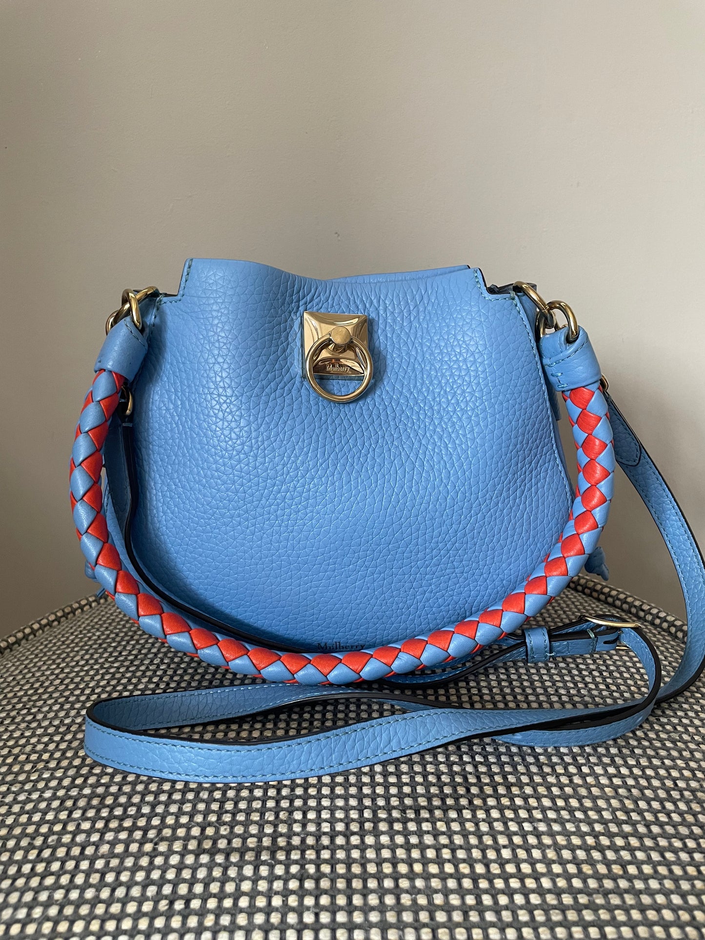 Preloved Mulberry Iris Hobo Bag, Mini