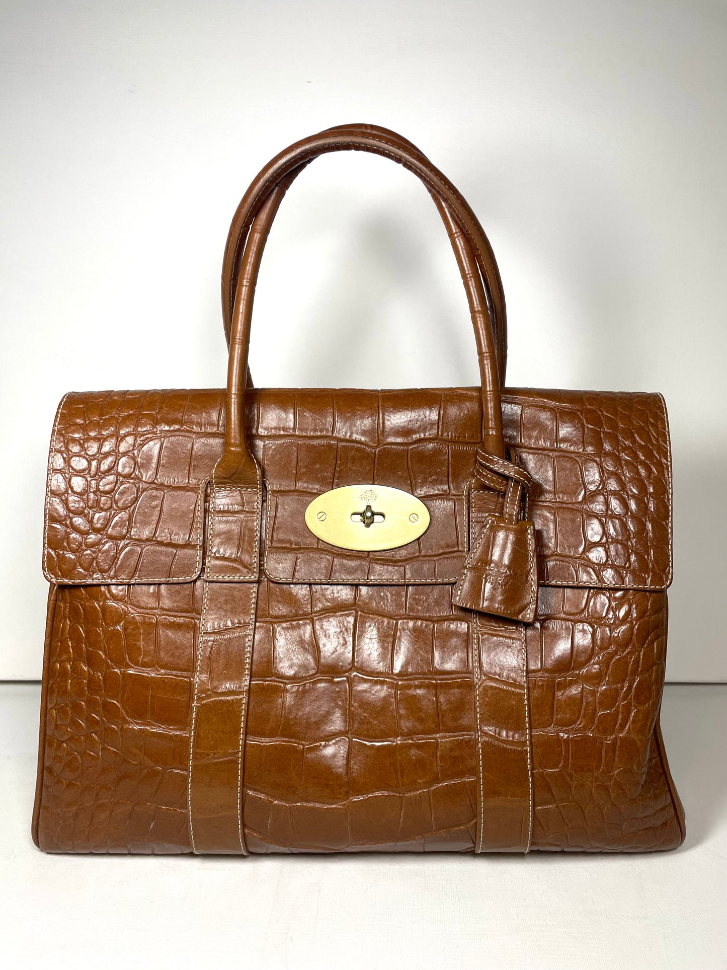 Preloved Mulberry Classic Bayswater Tote Bag, Large