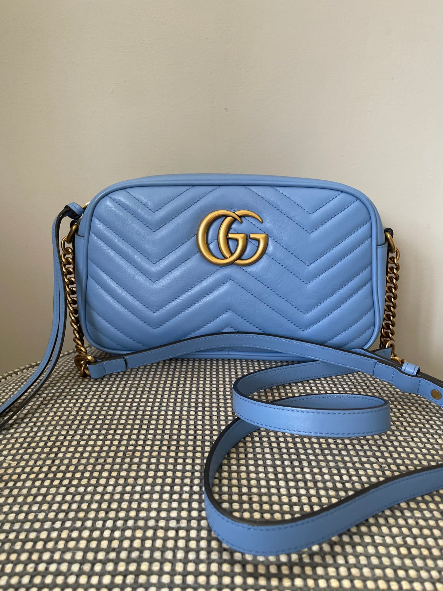 Preloved Gucci Marmont Shoulder Bag, Small