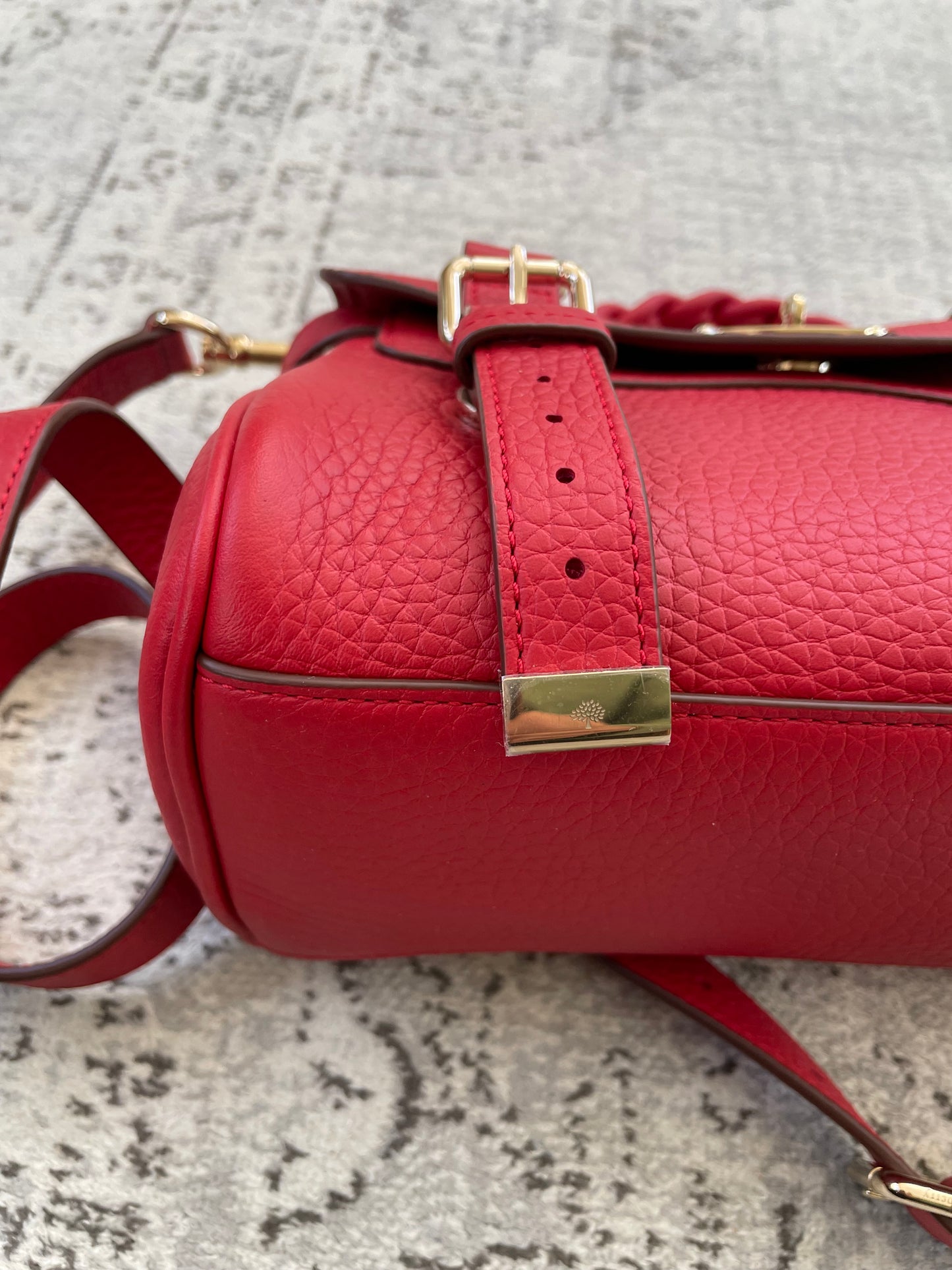 Preloved Mulberry Alexa Satchel Bag, Mini