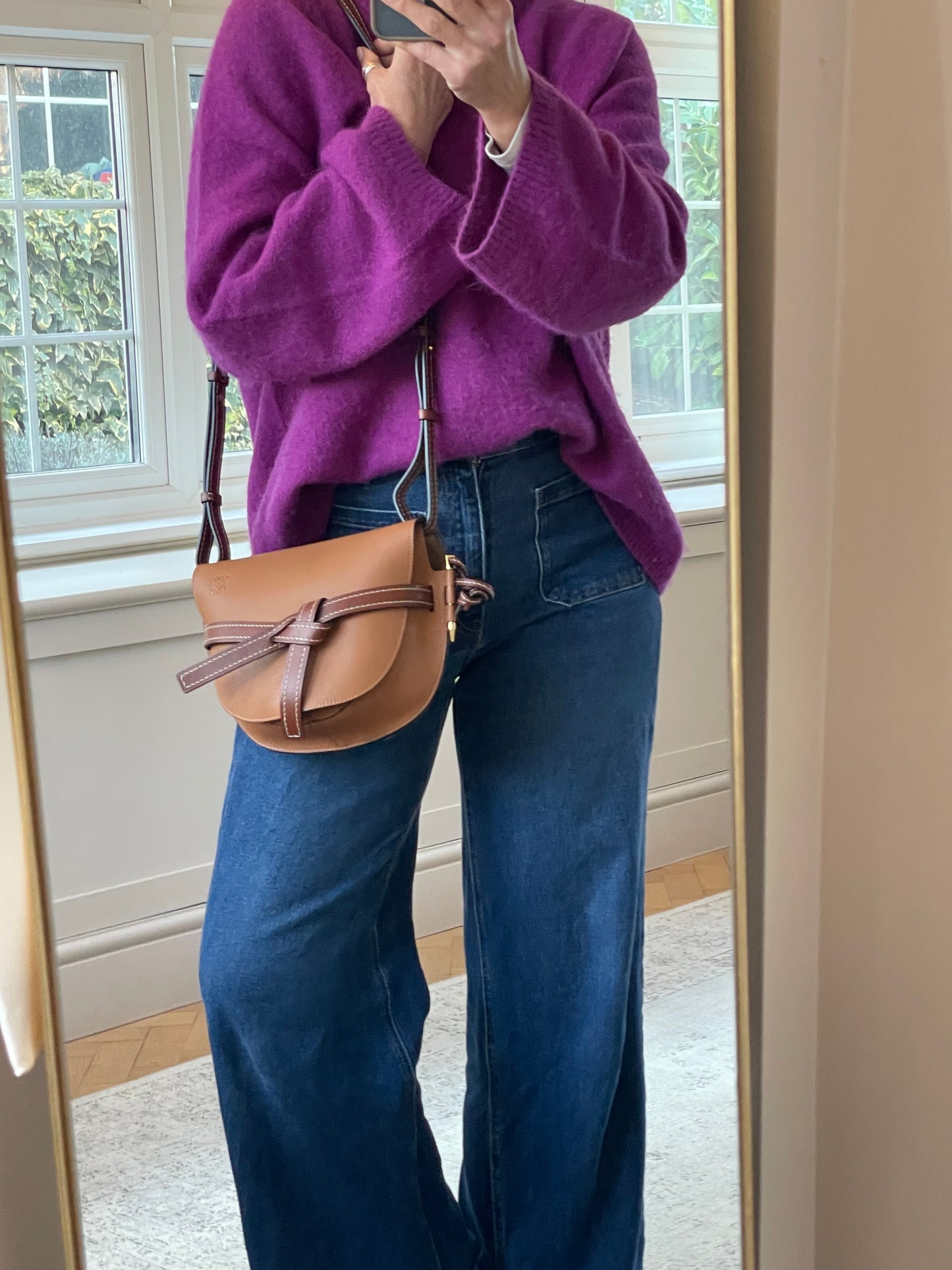 Preloved Loewe Gate Crossbody Bag, Small