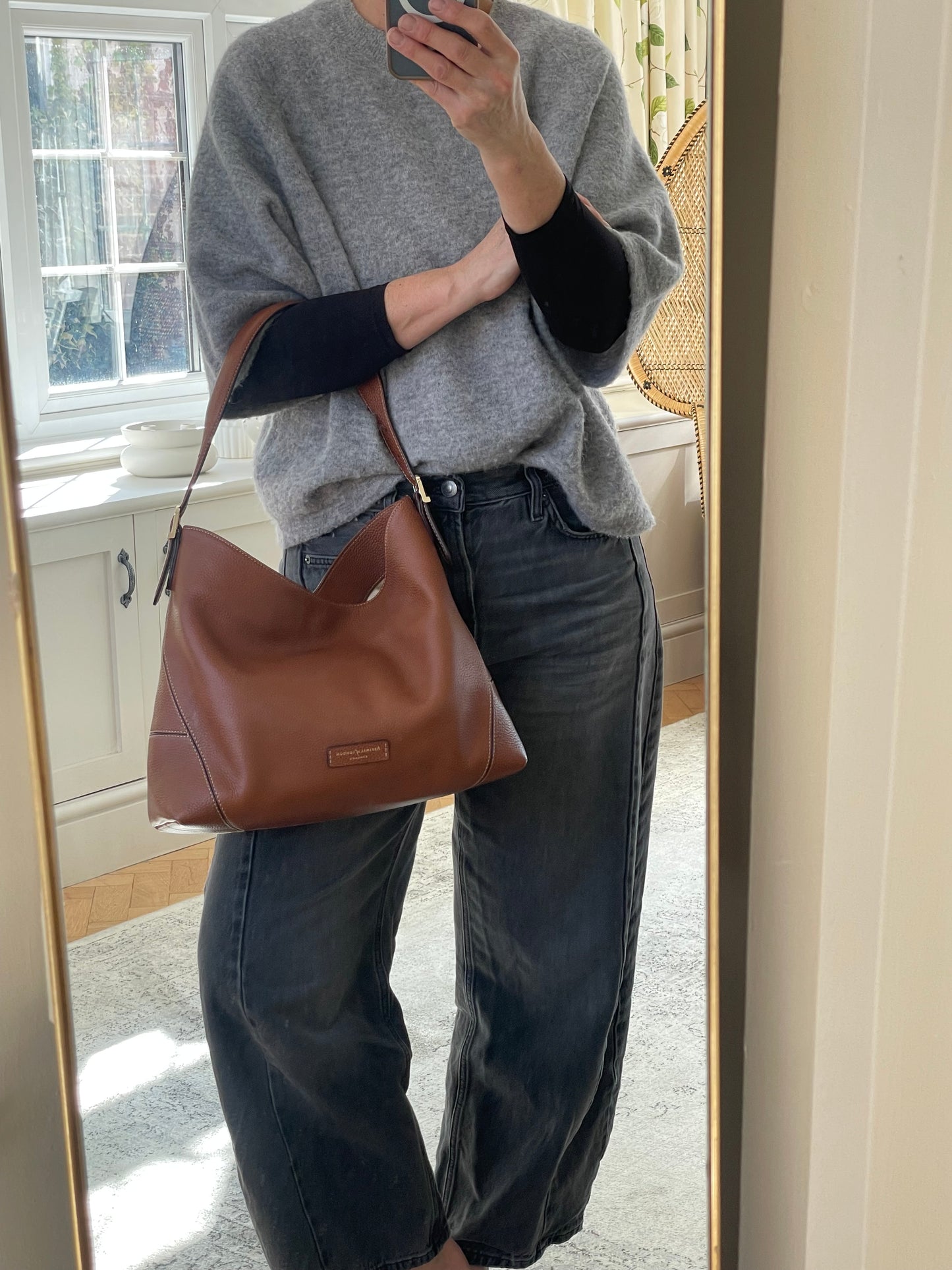 Preloved Aspinal of London Hobo Bag